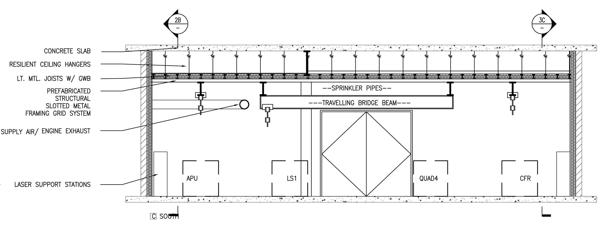 Figure 9: Interior Elevation from Sheet A5.13- Drawing & Design Coordination by John Millard