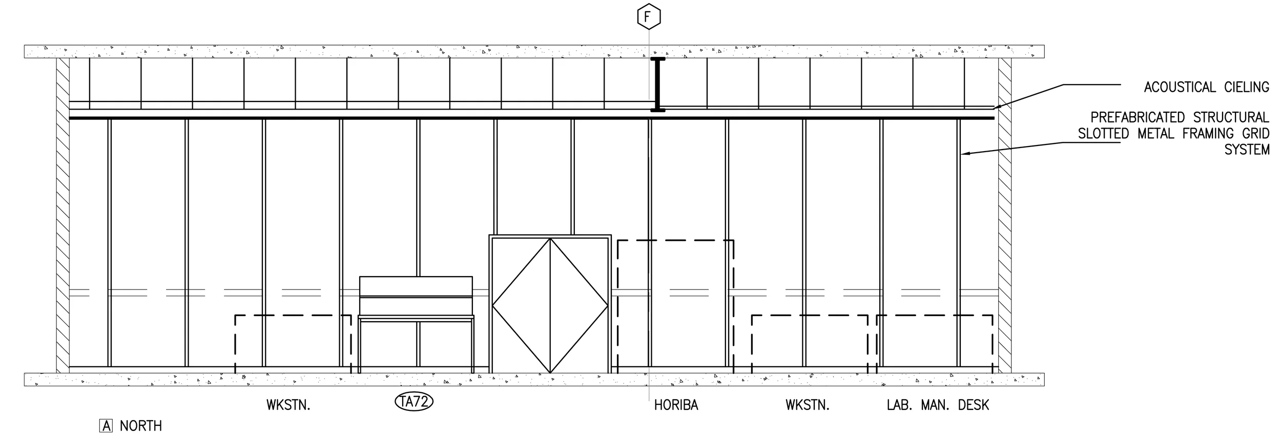 Figure 12: Interior Elevation from Sheet A5.13- Drawing & Design Coordination by John Millard