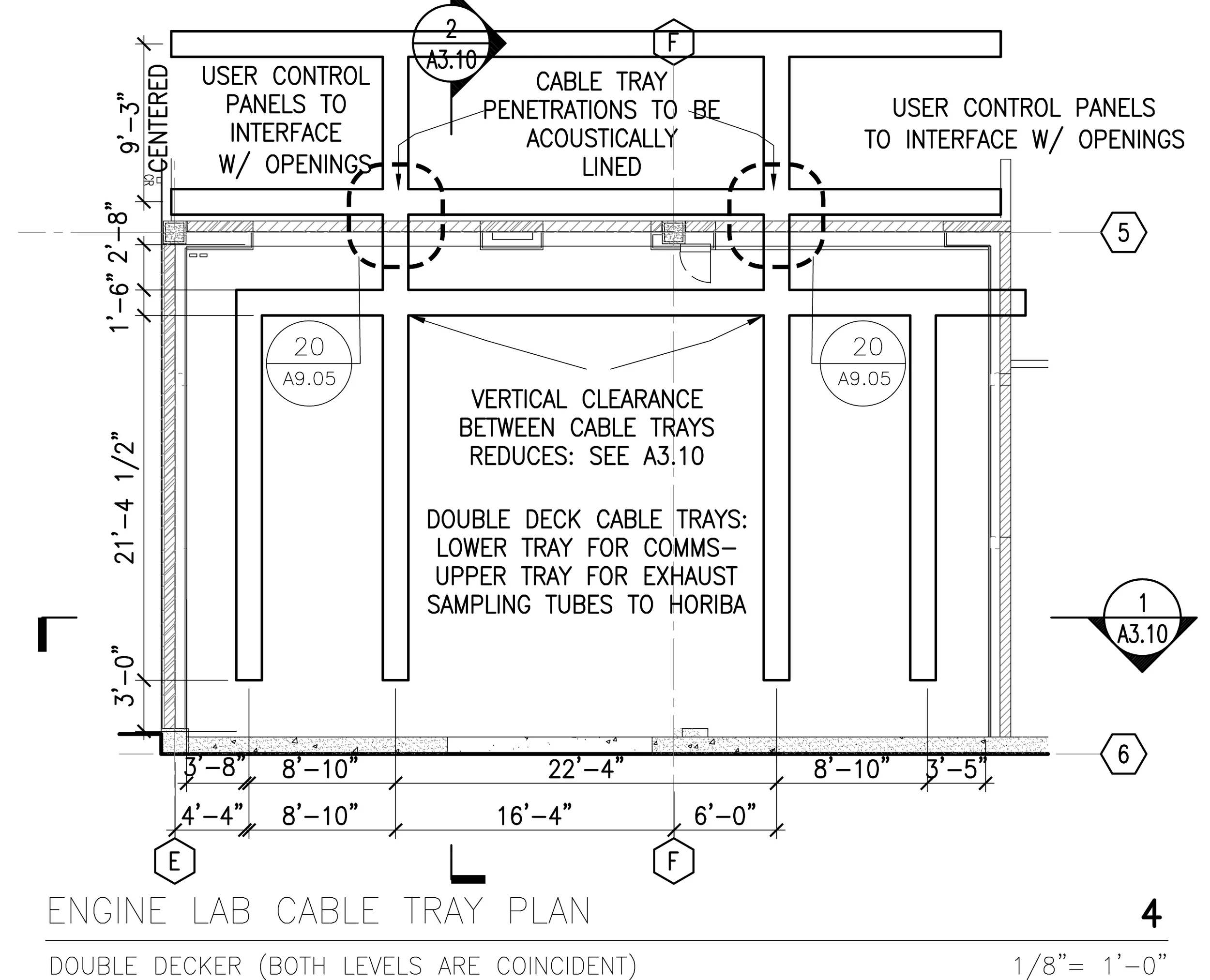 Figure 21: Enlarged Plan from A4.01- Overhead Power & Communications Distribution