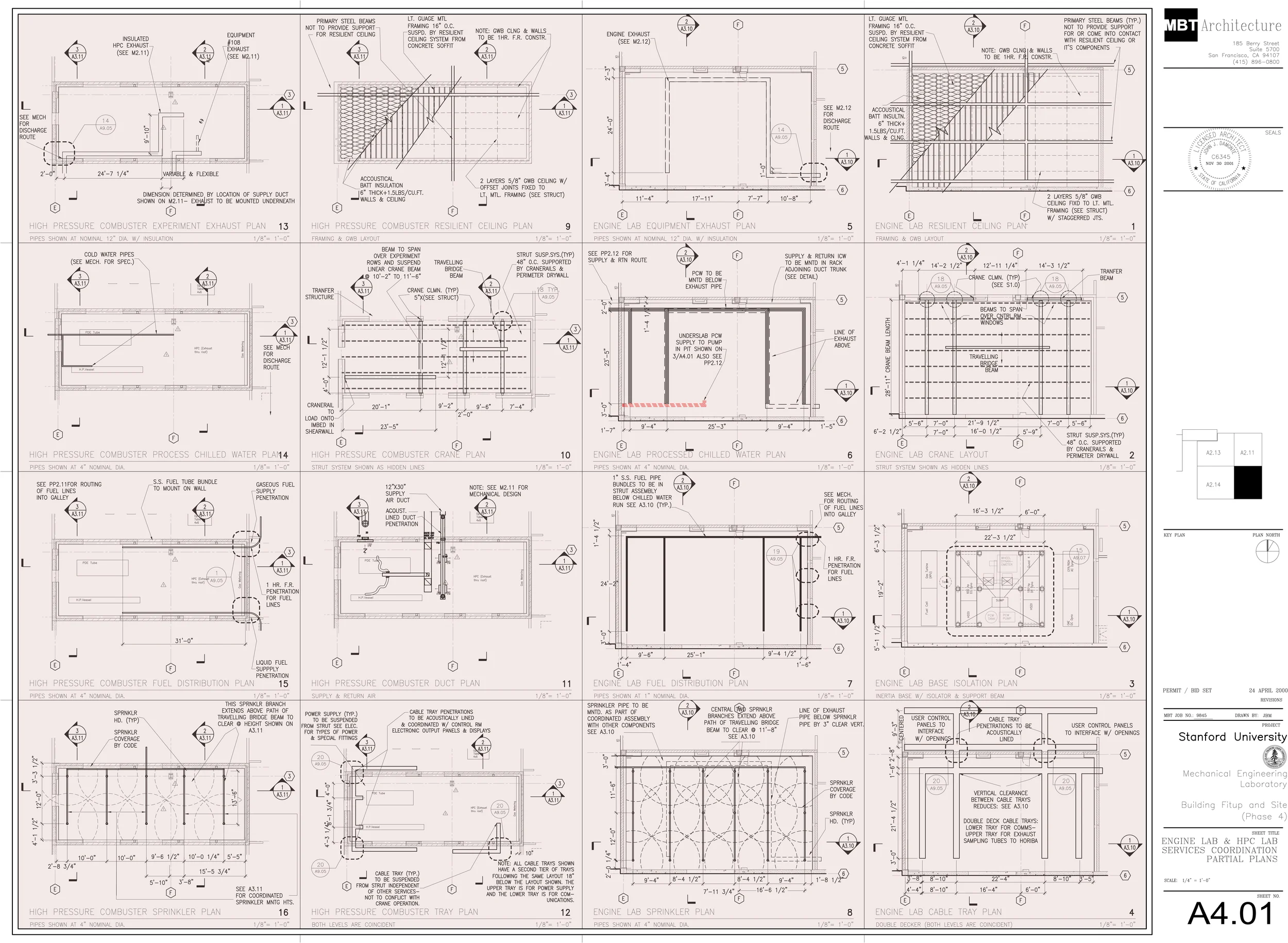 Figure 13: Sheet A4.01- Drawing & Design Coordination by John Millard