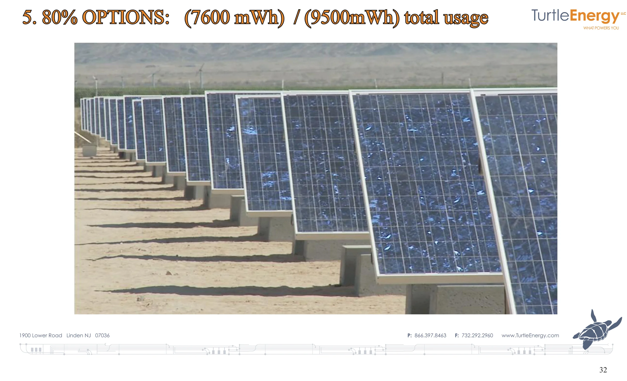 Figure 18: Fixed tilt solar power mounting structures can be founded upon precast concrete ballast that is delivered to the site and placed above ground.