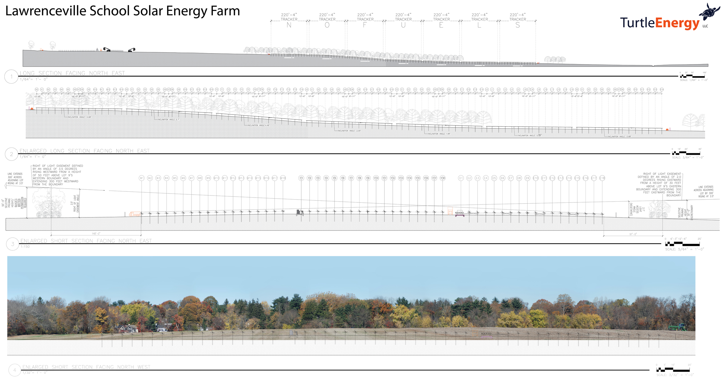 Zoning Illustration 4: Photomontage/ site sections of proposal onto existing site allowed the zoning committee to understand the impact of the project on adjoining owners and passers-by alike.