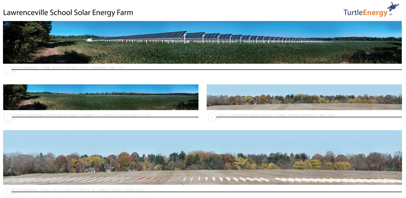 Zoning Illustration 3: Photomontage of proposal onto existing site panoramas allowed the zoning committee to understand the impact of the project on adjoining owners and passers-by alike.