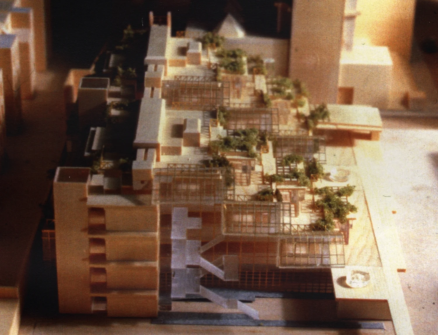 Figure 9: Exposed Section through Entrance Atrium on Emerald Street Model