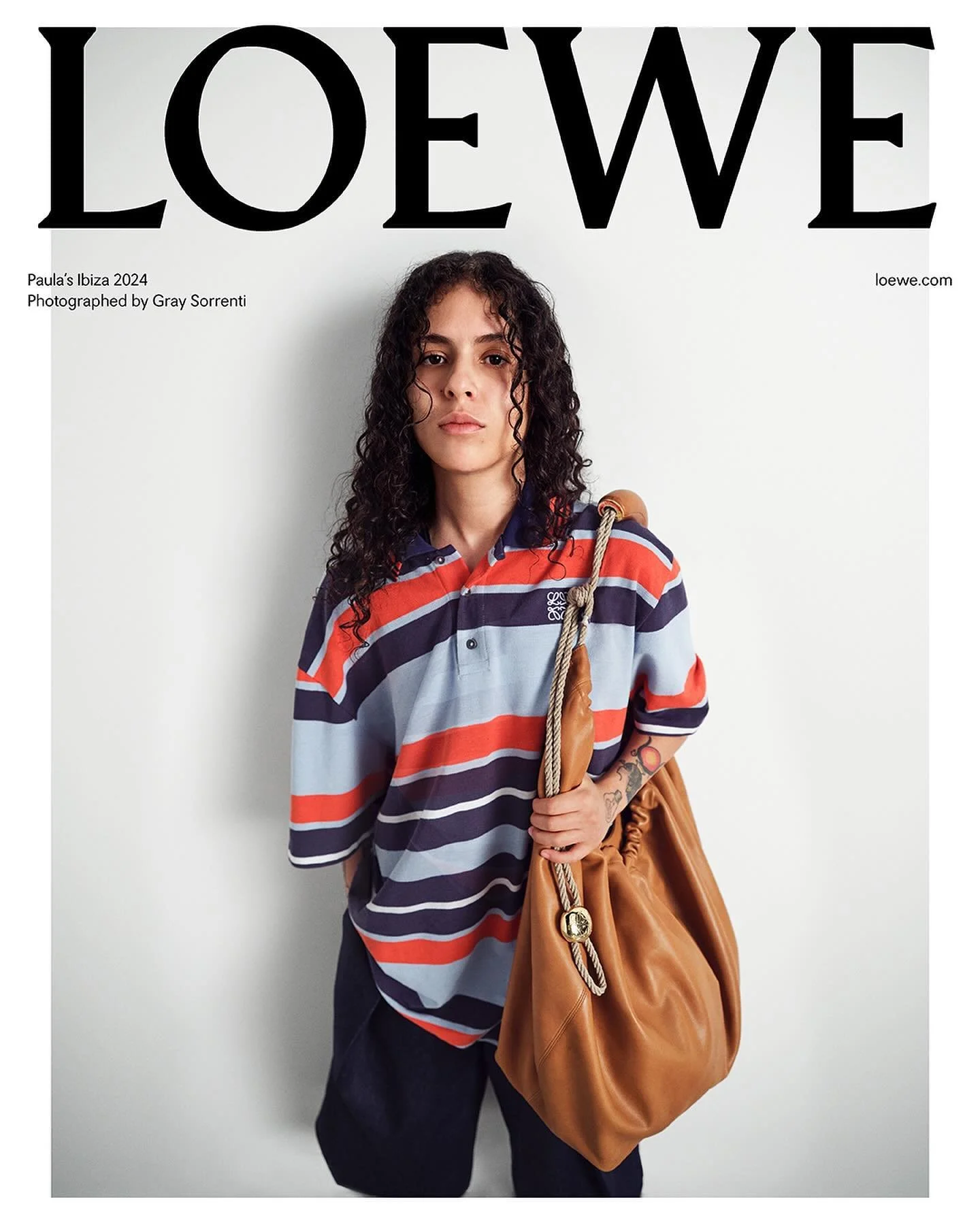 001 - LOEWE Paula’s Ibiza 2024 campaign featuring 070 Shake.  See the campaign on loewe.com  Creative direction Jonathan Anderson Director Gray Sorrenti Styling Benjamin Bruno Hair Shiori Takahashi Make up Kanako Tak….jpg