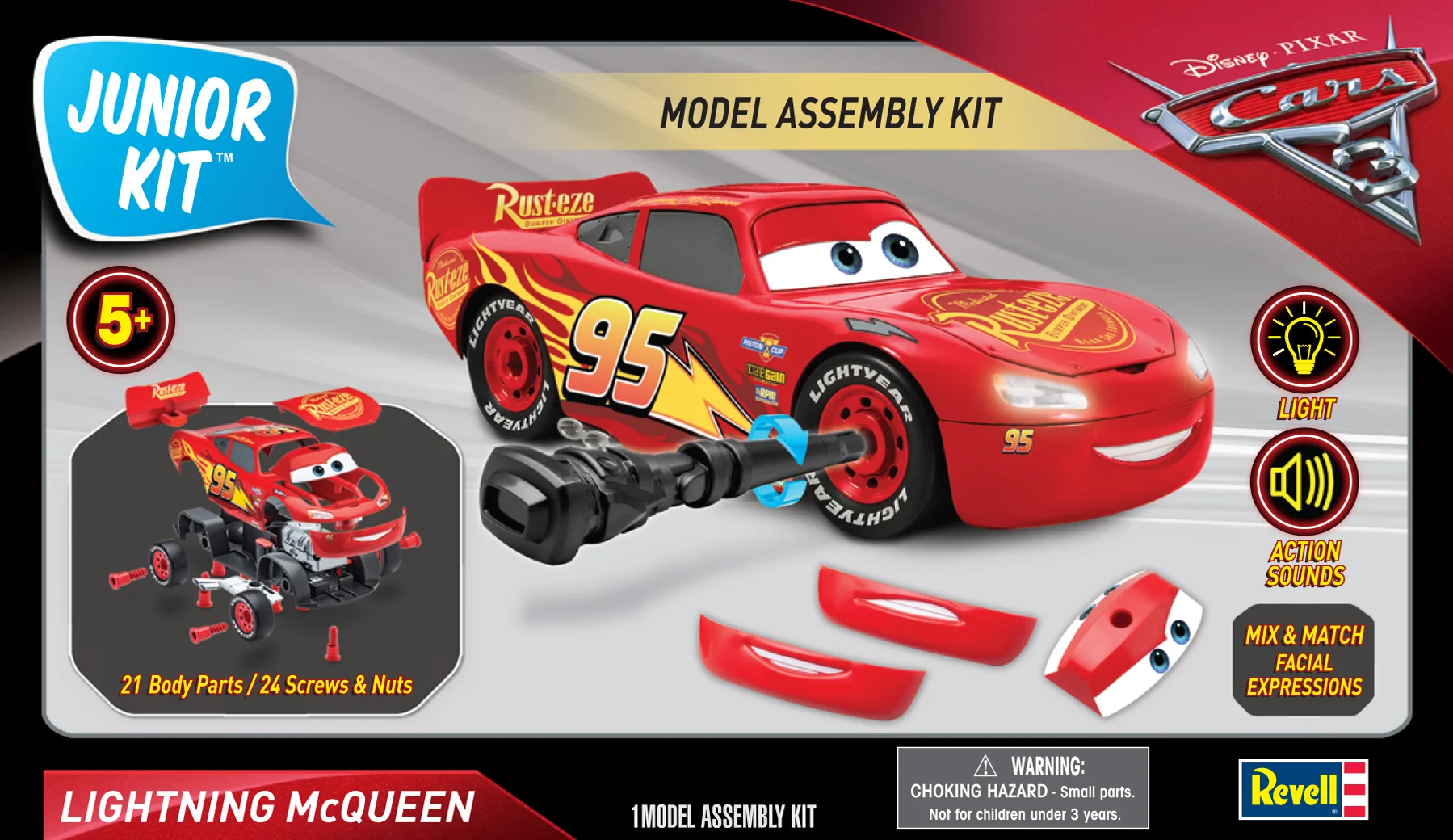Client Revell- Disney/Pixar “Cars 3" models ©2017 John Geiger