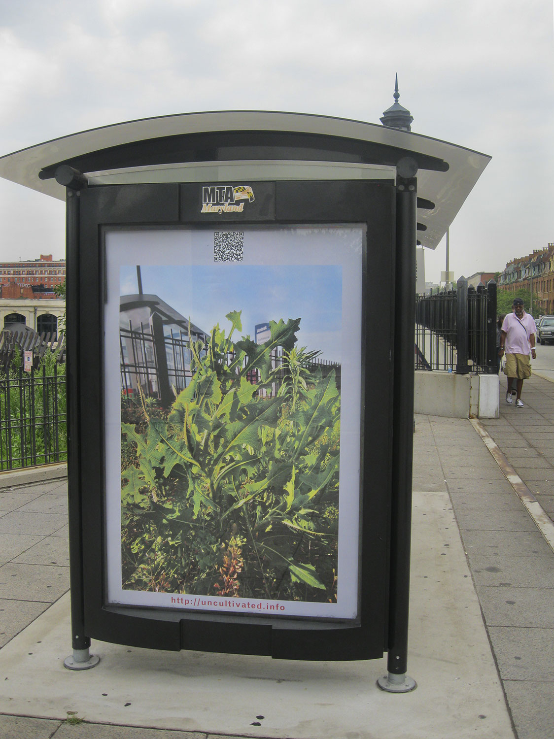 Bus shelter poster