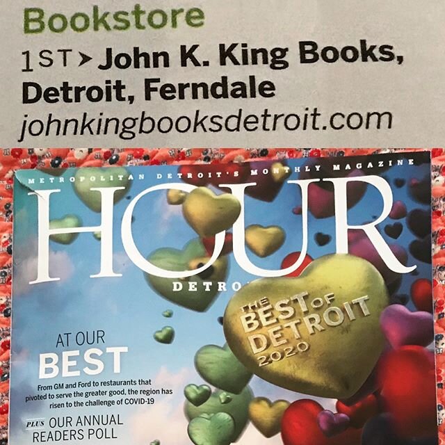 So word on the street is we&rsquo;re the #bestbookstore in #detroit 👀 #bookstagram #hourdetroit #bestofdetroit2020 #ifyouaintfirstyourelast