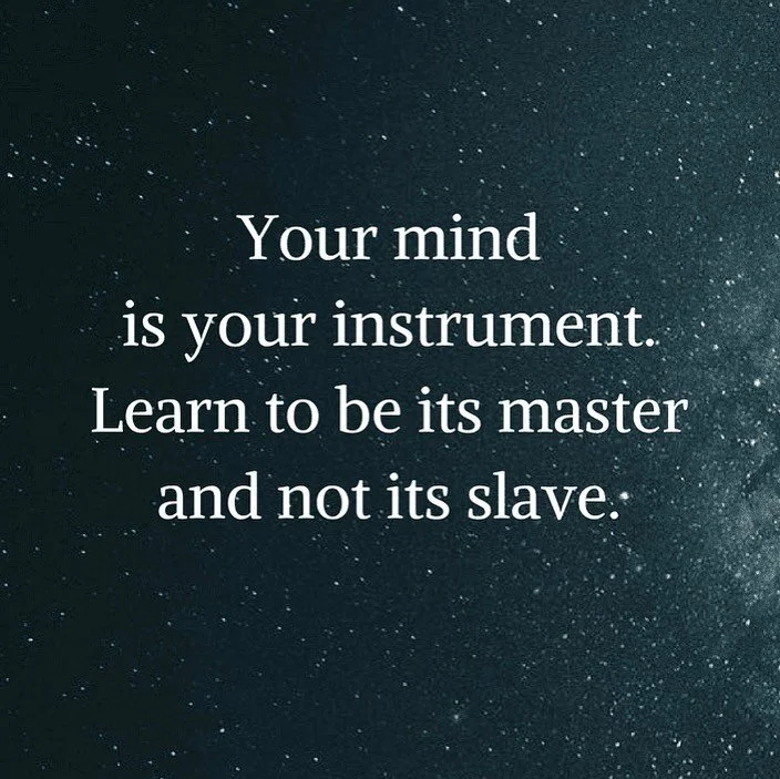 Mind over matter.