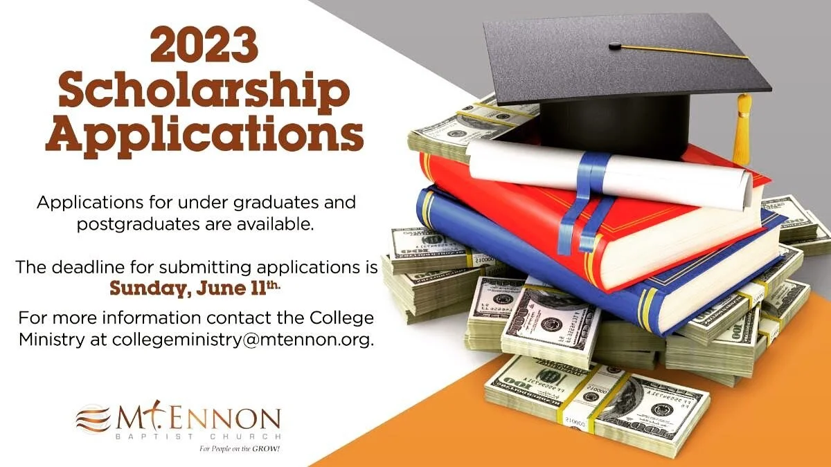 Mt. Ennon students! Our scholarship application is now open. Click on the link in my bio for more info. #mtennon #collegescholarships