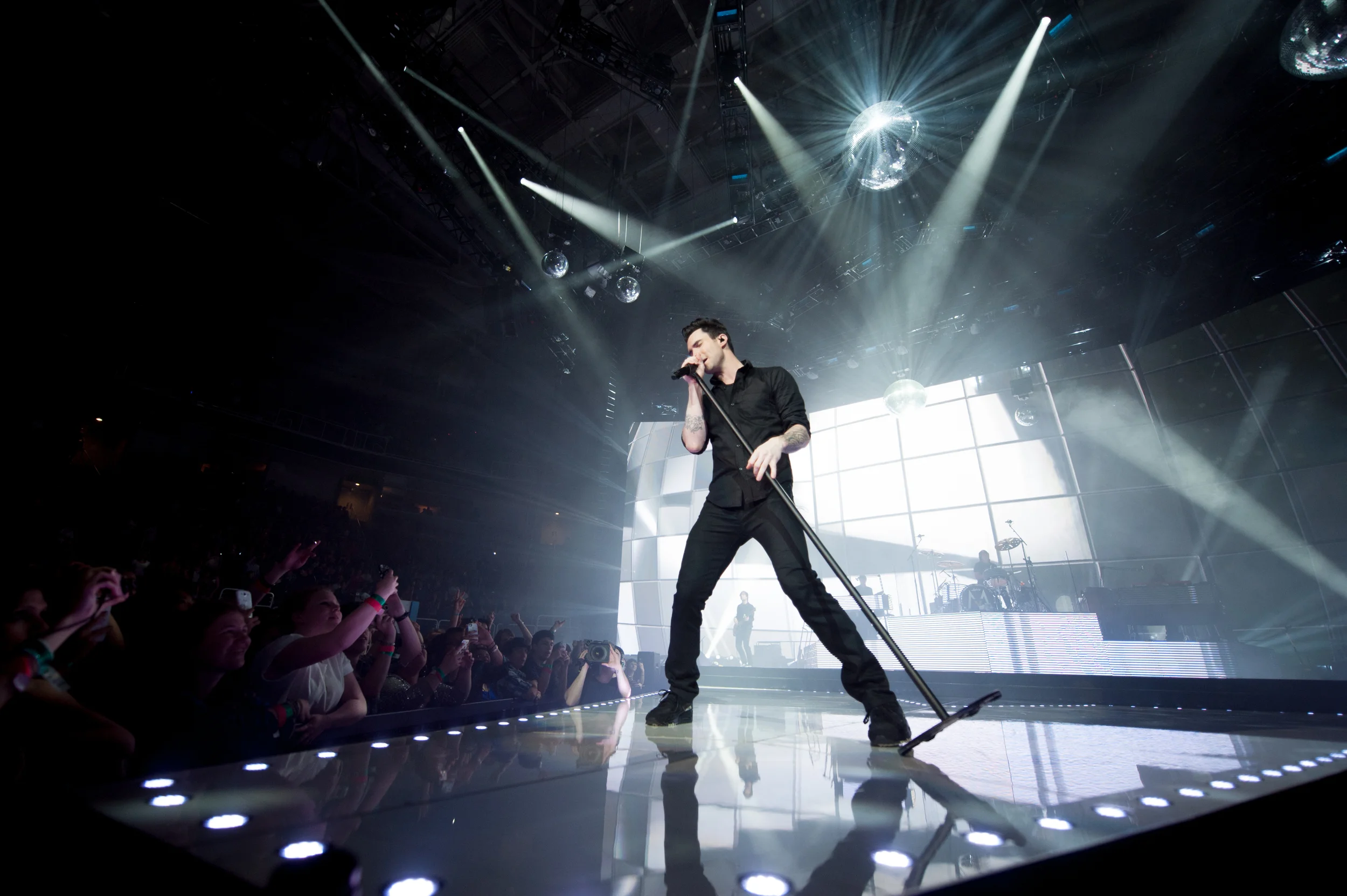 Maroon 5 concert in San Jose, California. 