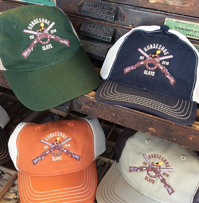 Trucker caps designed and produced for the guys 
Happy 😊 shooting 
Let us help you with your next project or event stop by and see what all we do .
.
#thomasville #thomasvillega #hunting #sportingclays #truckercaps #caps #embroidery #outdoorsports #