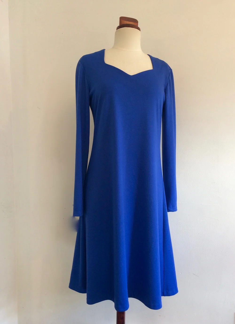 Blue Knit Travel Dress  Go Travelwear