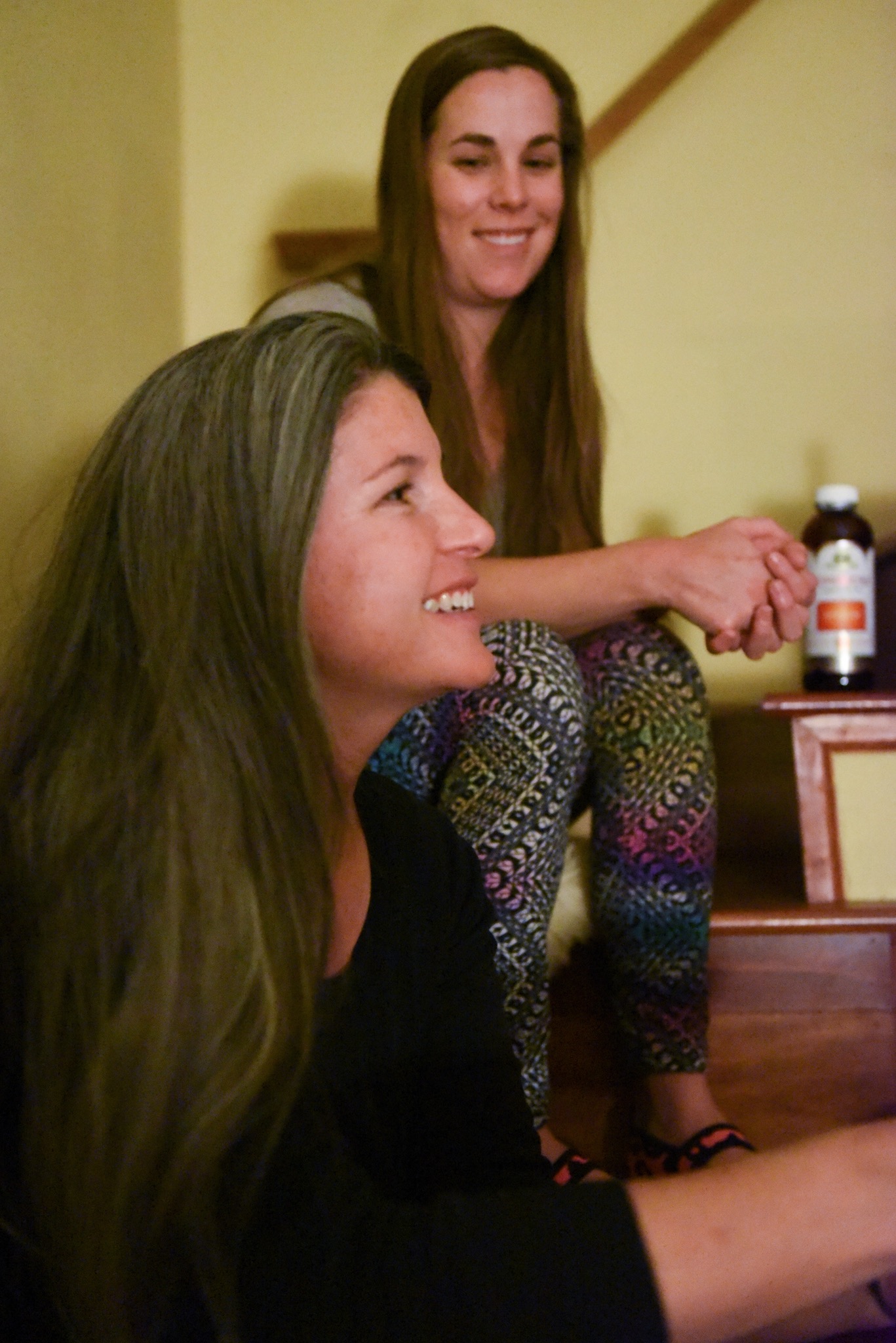 My beautiful extra support team, Jen in front and Lacey in back.