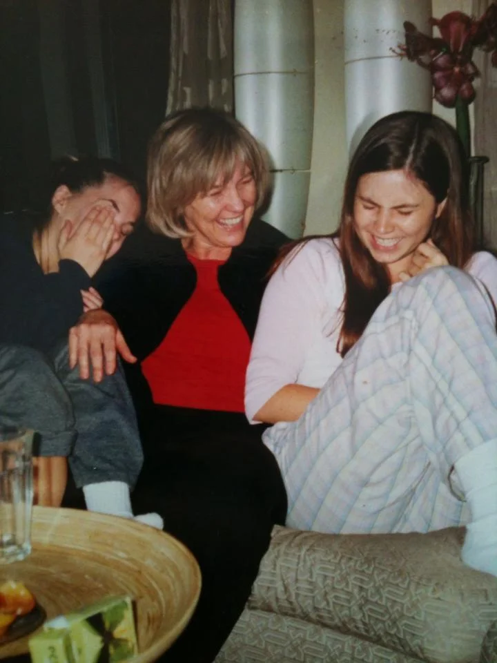 My favorite picture of my sister, my mom, and me. San Francisco, 2001.