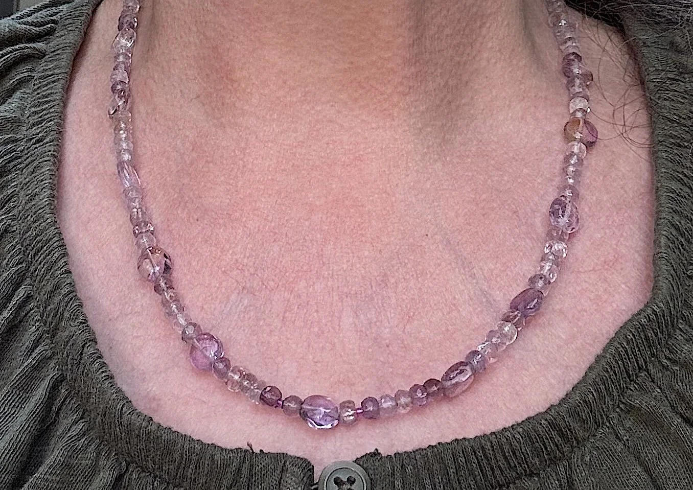 Ametrine and Amethyst on me.jpeg