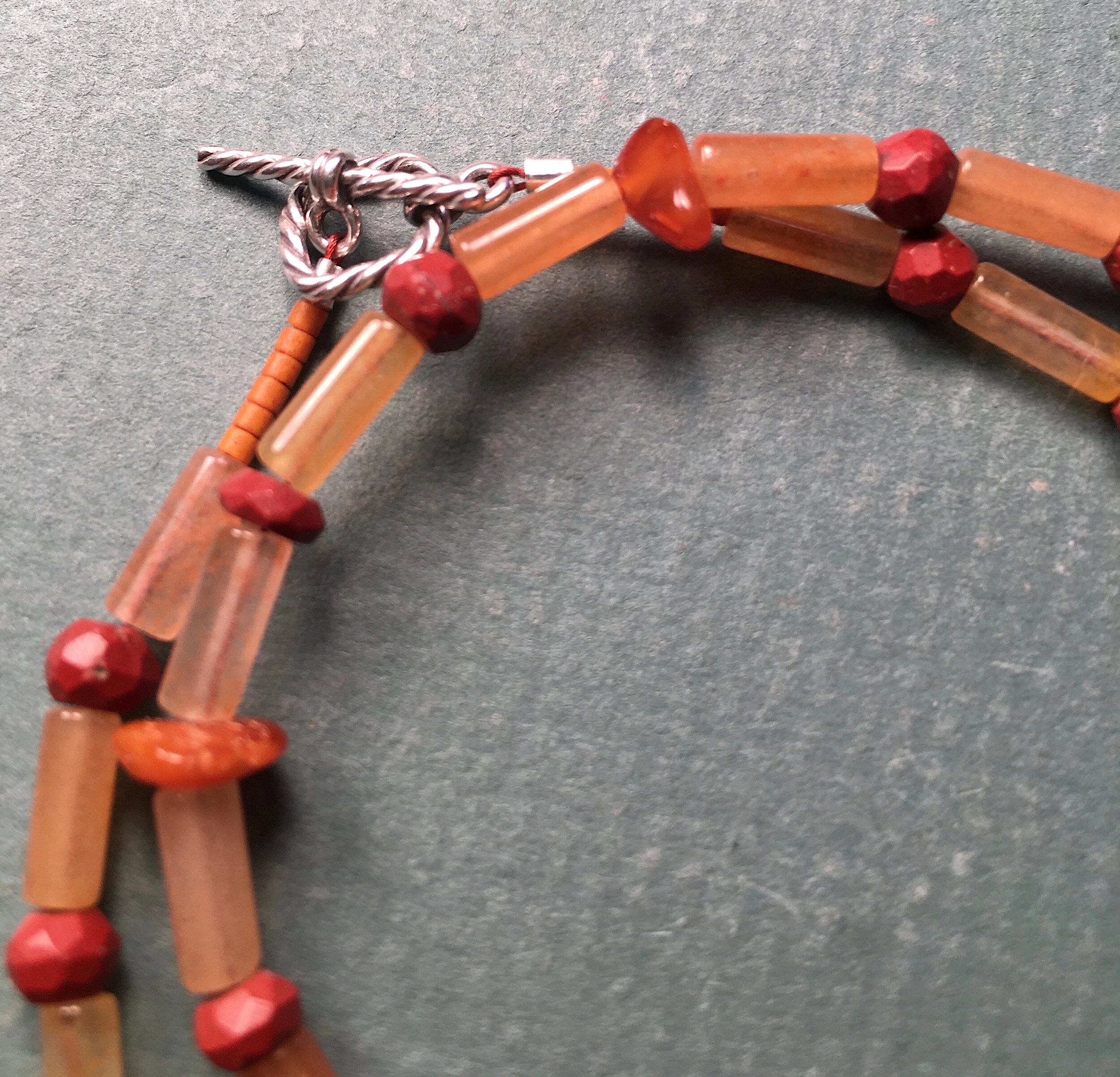Amber, red aven and red jasp.clasp.jpg