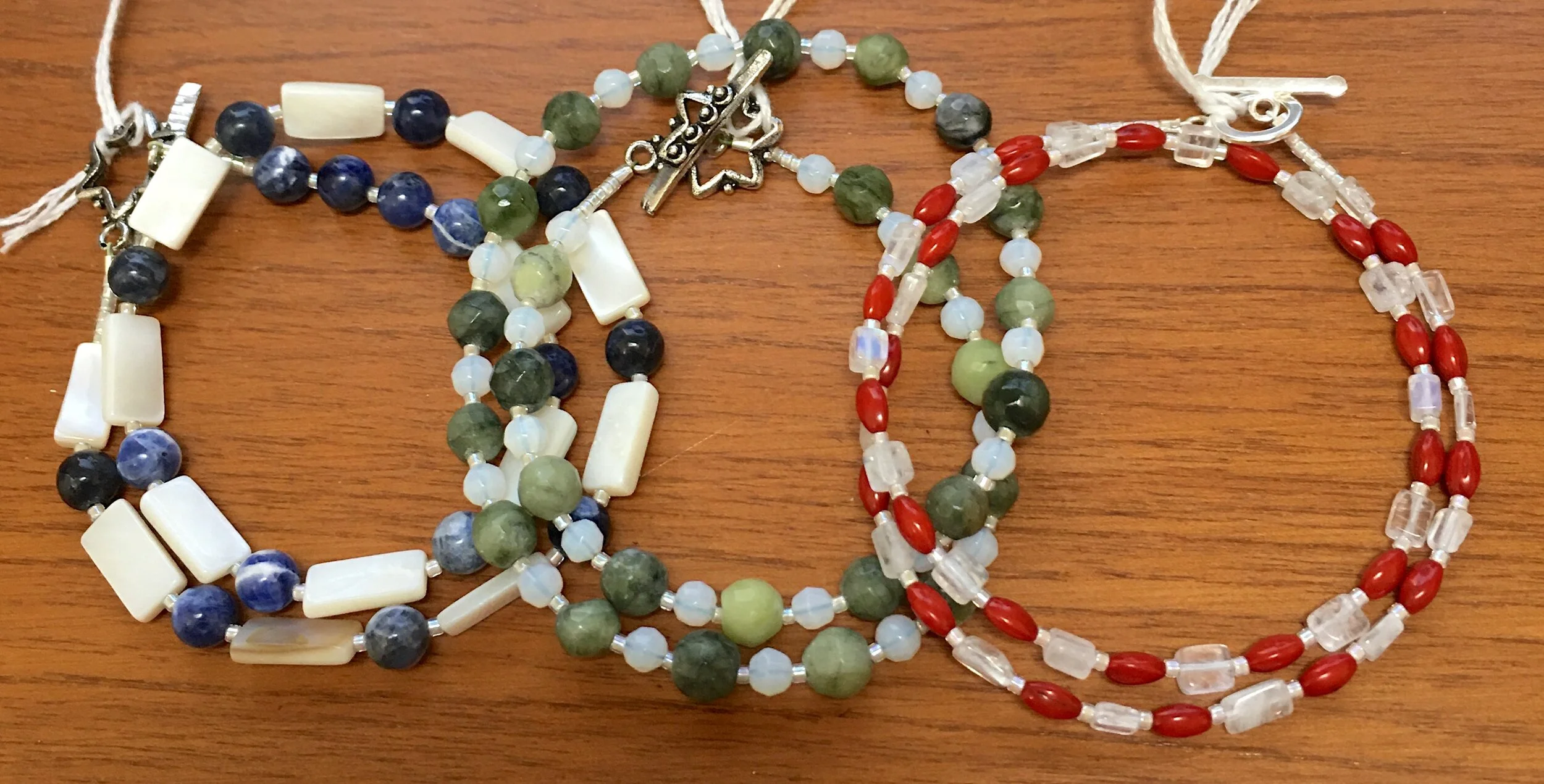 Holiday double wrap bracelets.JPG