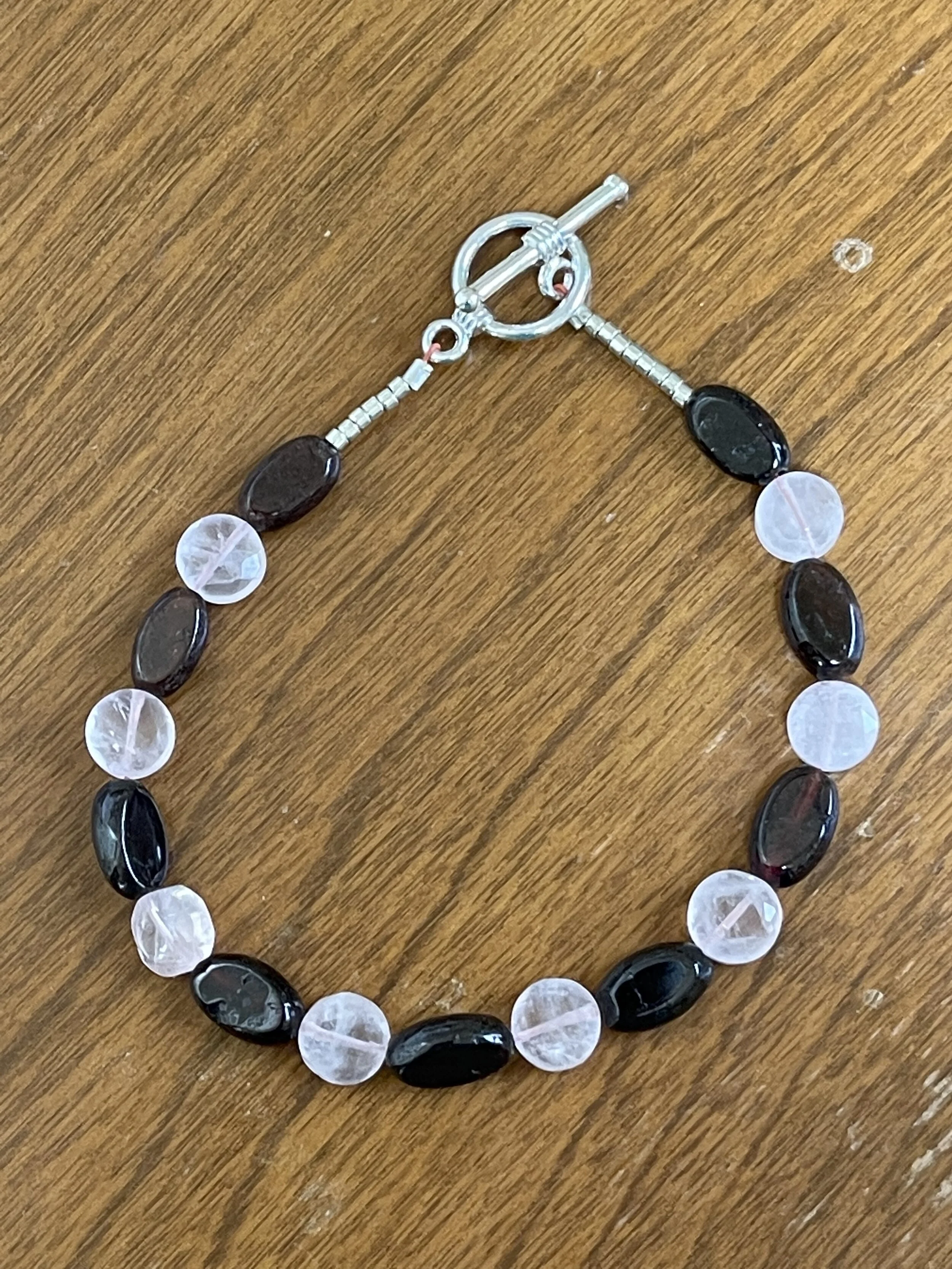 Garnet:rosequartz brac.jpg