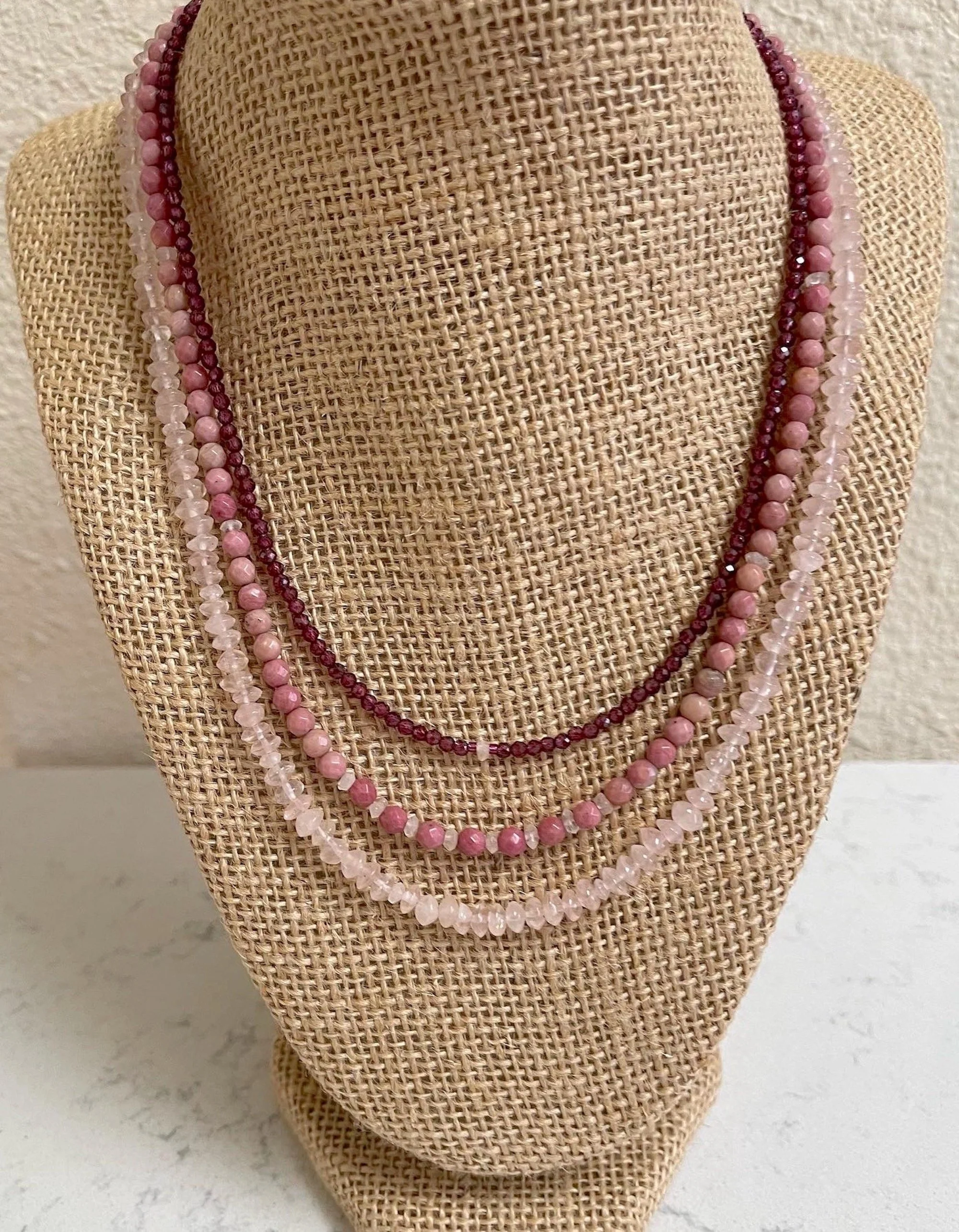 Flowering Fruit trees on stand inside.JPG