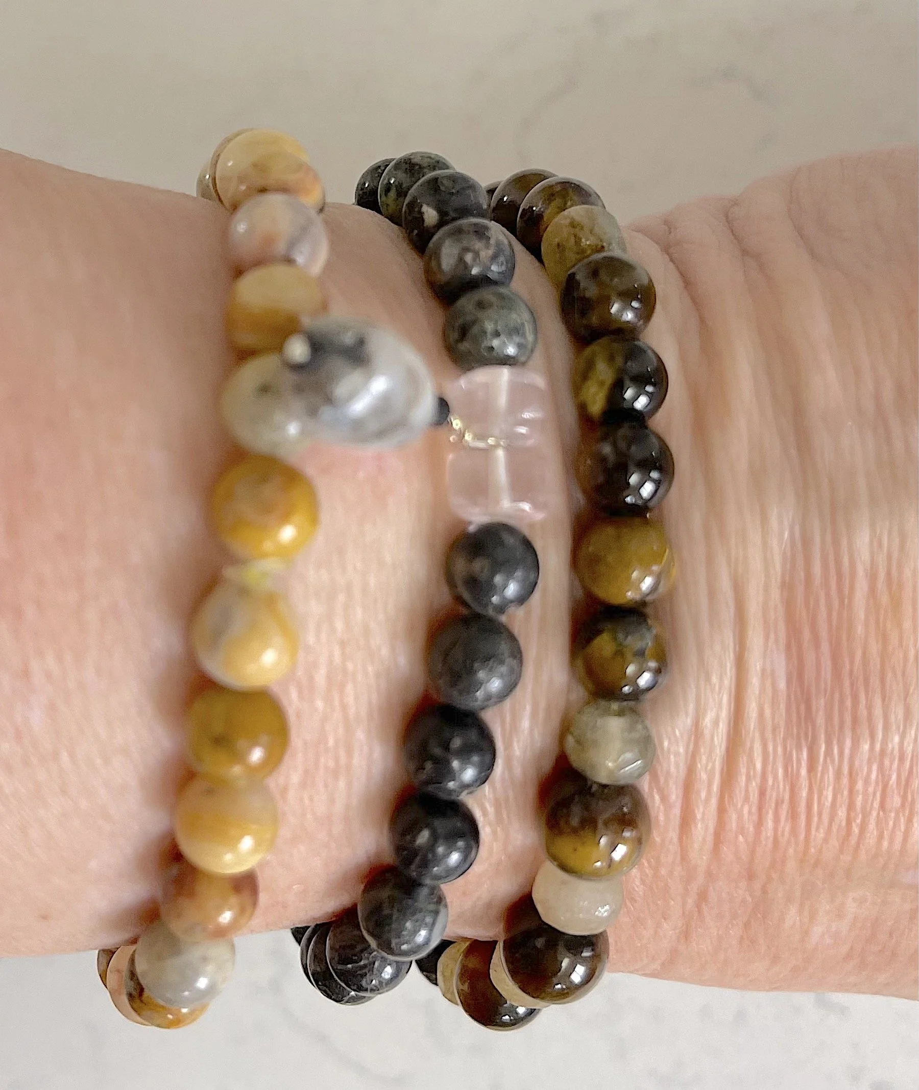 Happiness, Courage and Honesty and Protection bracelets.jpg