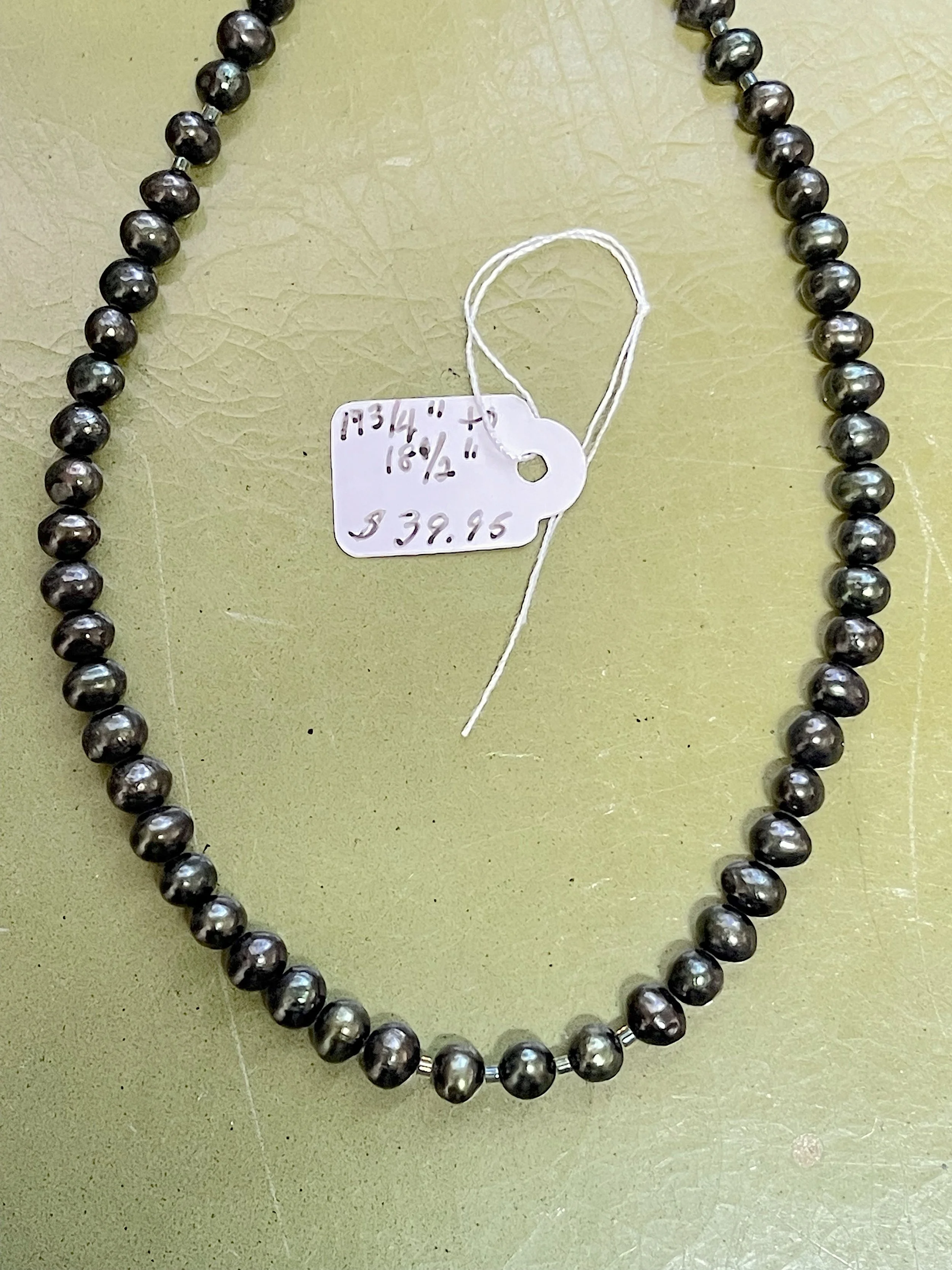 Iris Green Pearls price and closeup.jpg