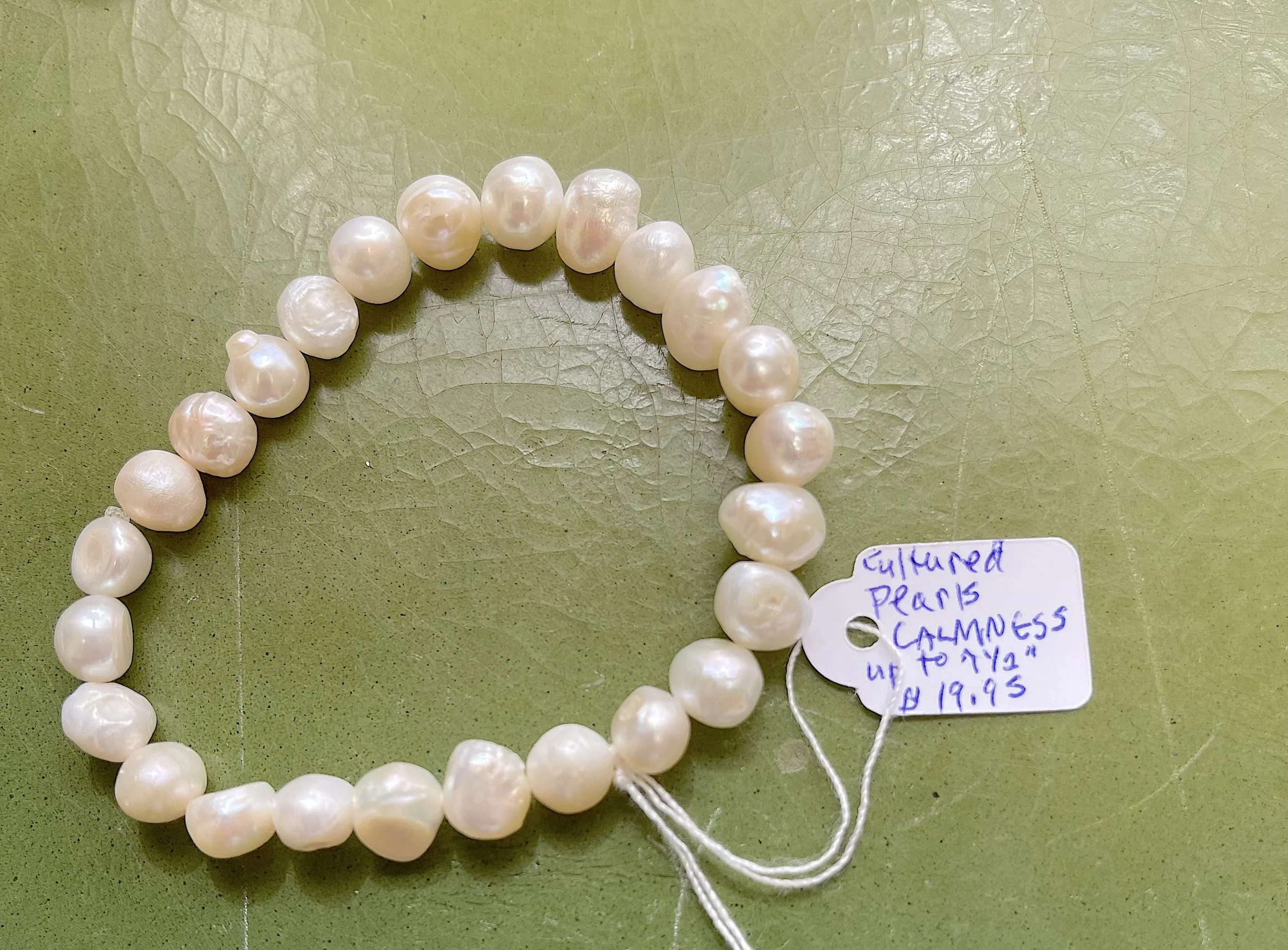 Cultured Pearls energy bracelet = CALMNESS.jpg