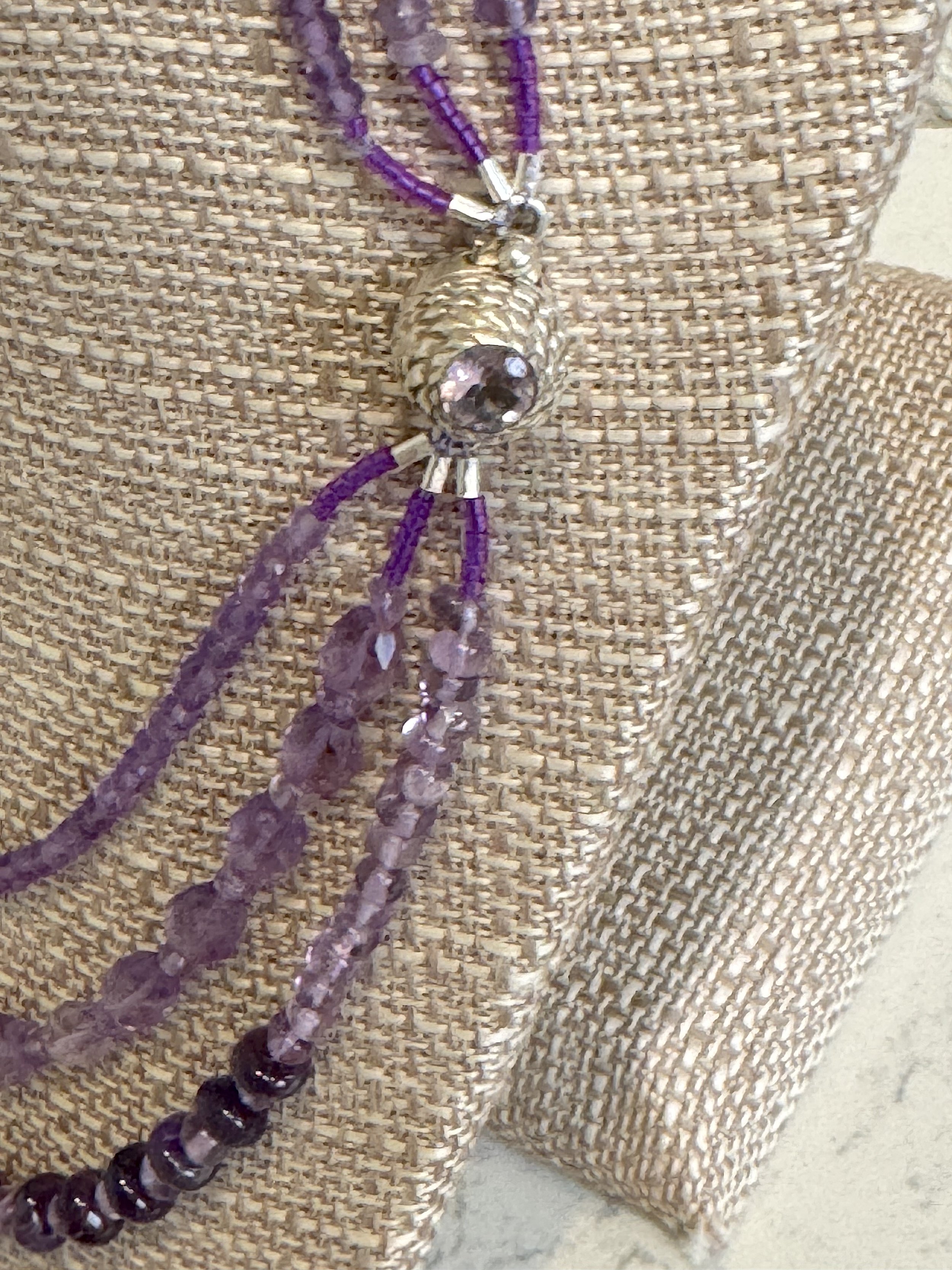 Purple Princess clasp on stand.jpg
