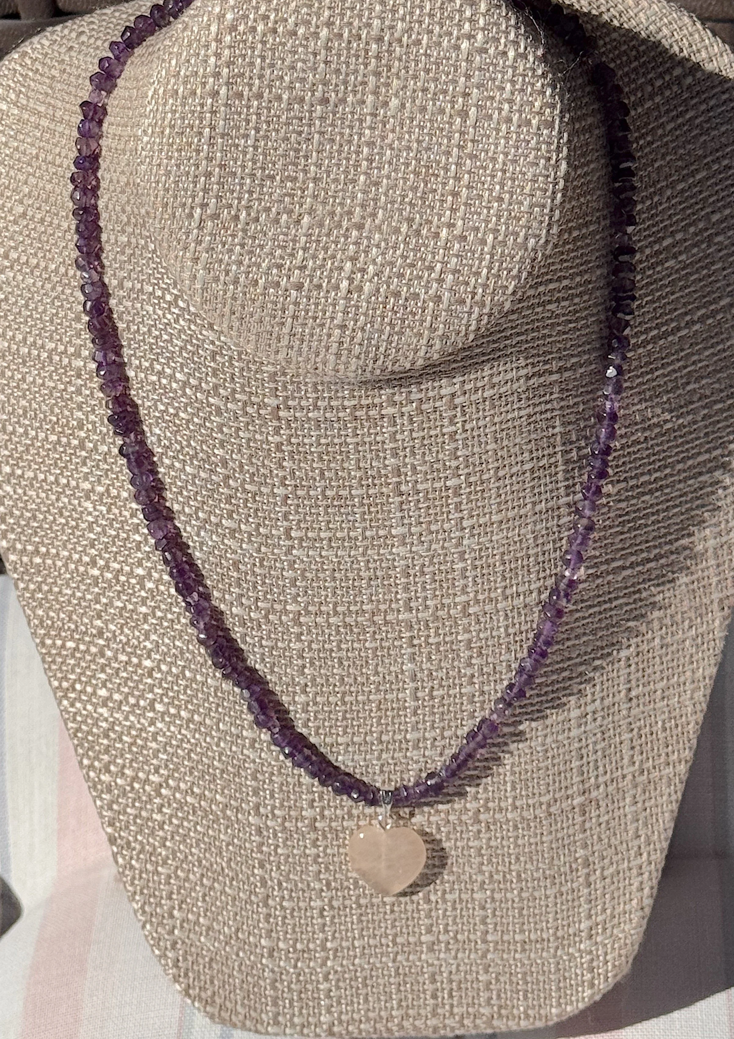 Amethyst with Rose Quartz Heart chair.jpeg