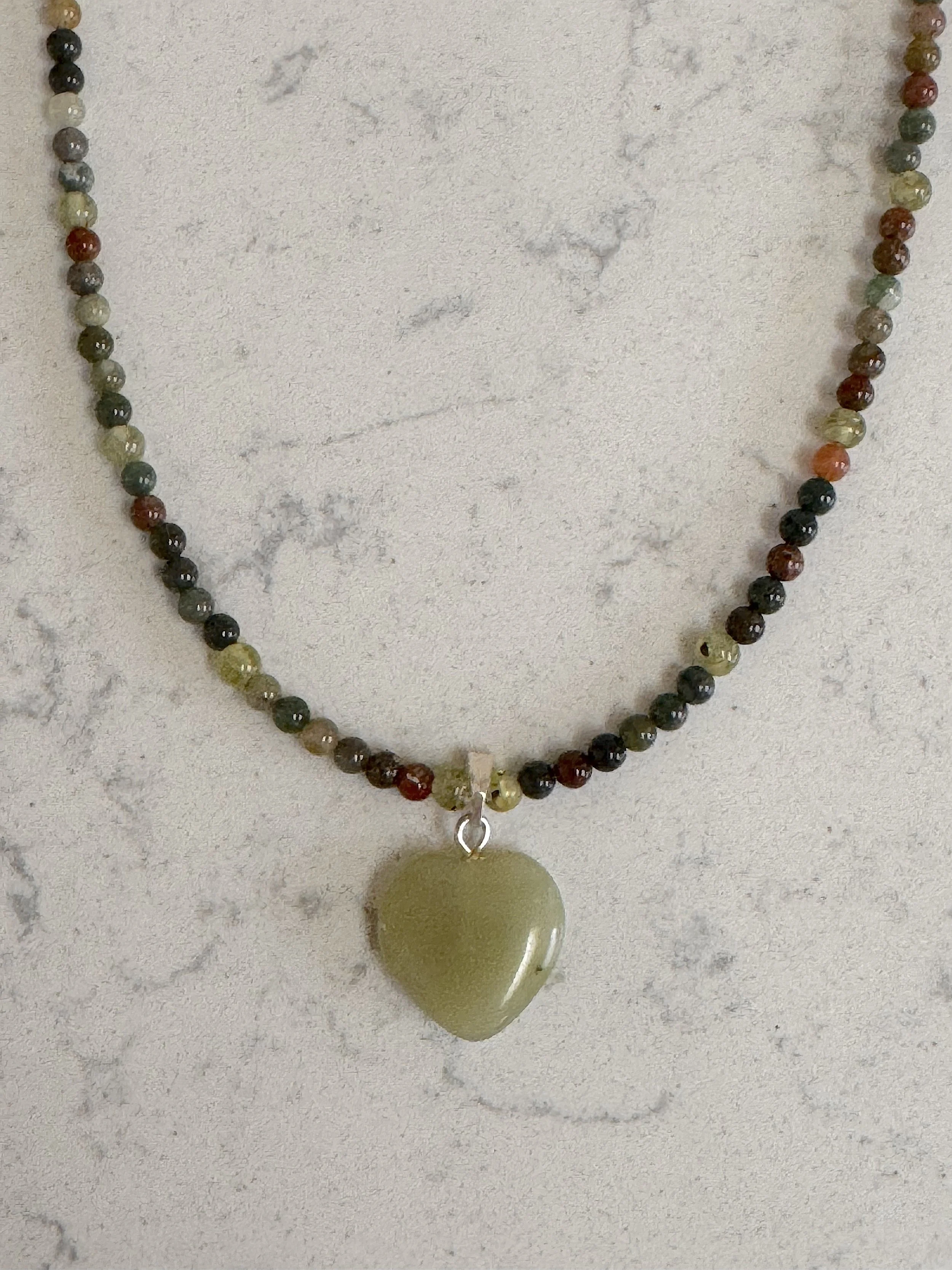 Fancy jasper and Peridot with Green Heart closeup.jpeg