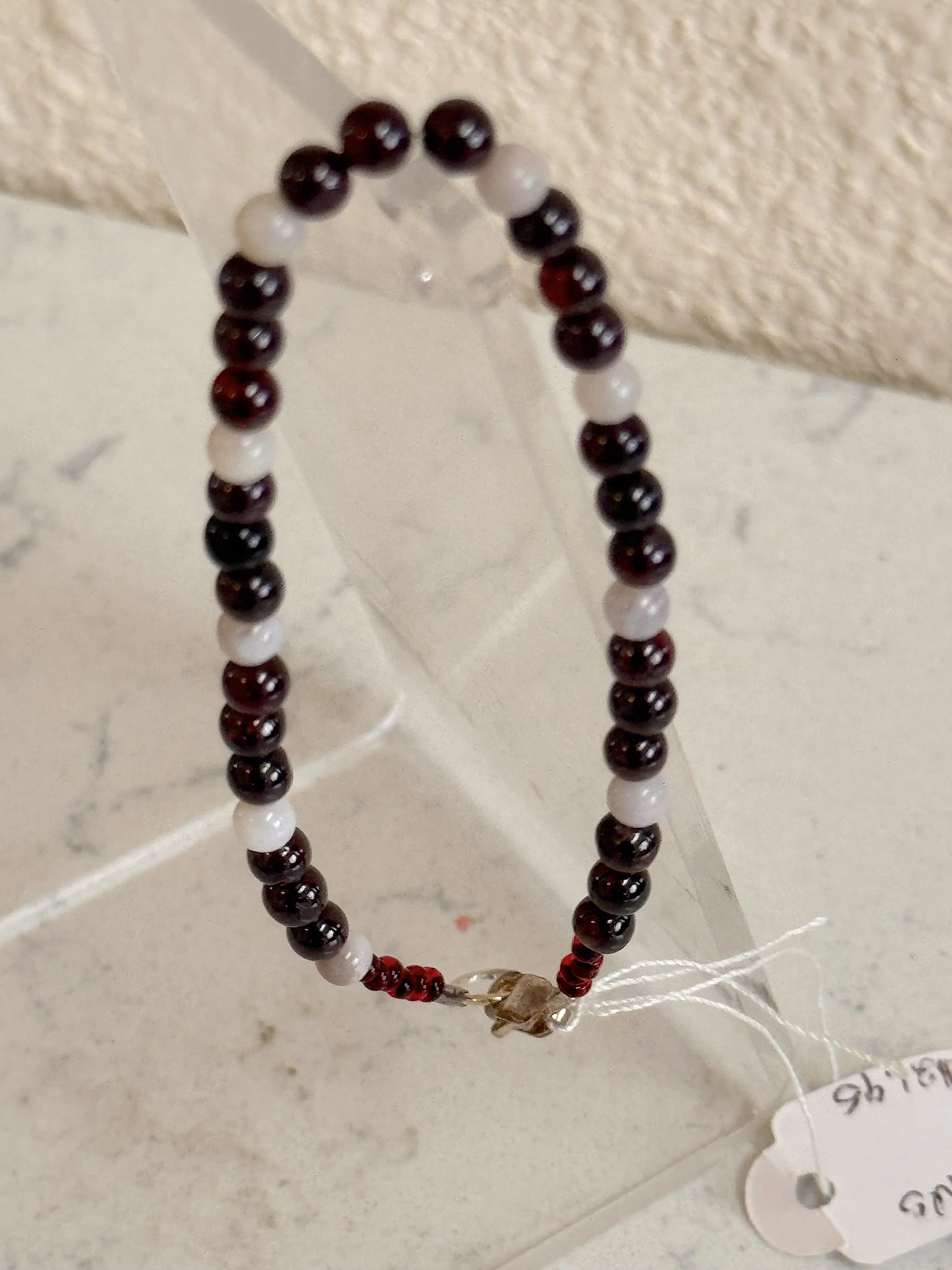 Bamboo Agate and Garnet on stand.jpeg