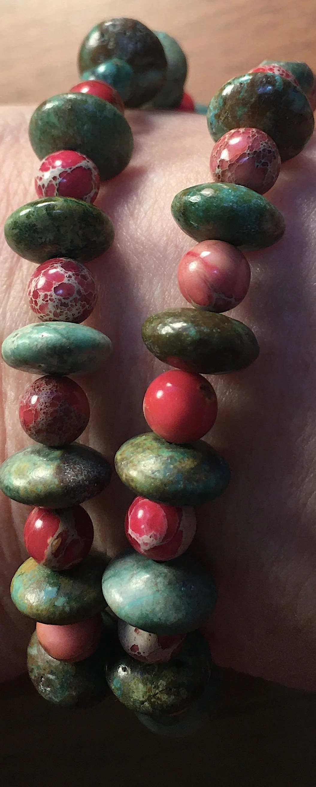 Christmas Tree double wrap bracelet.jpg