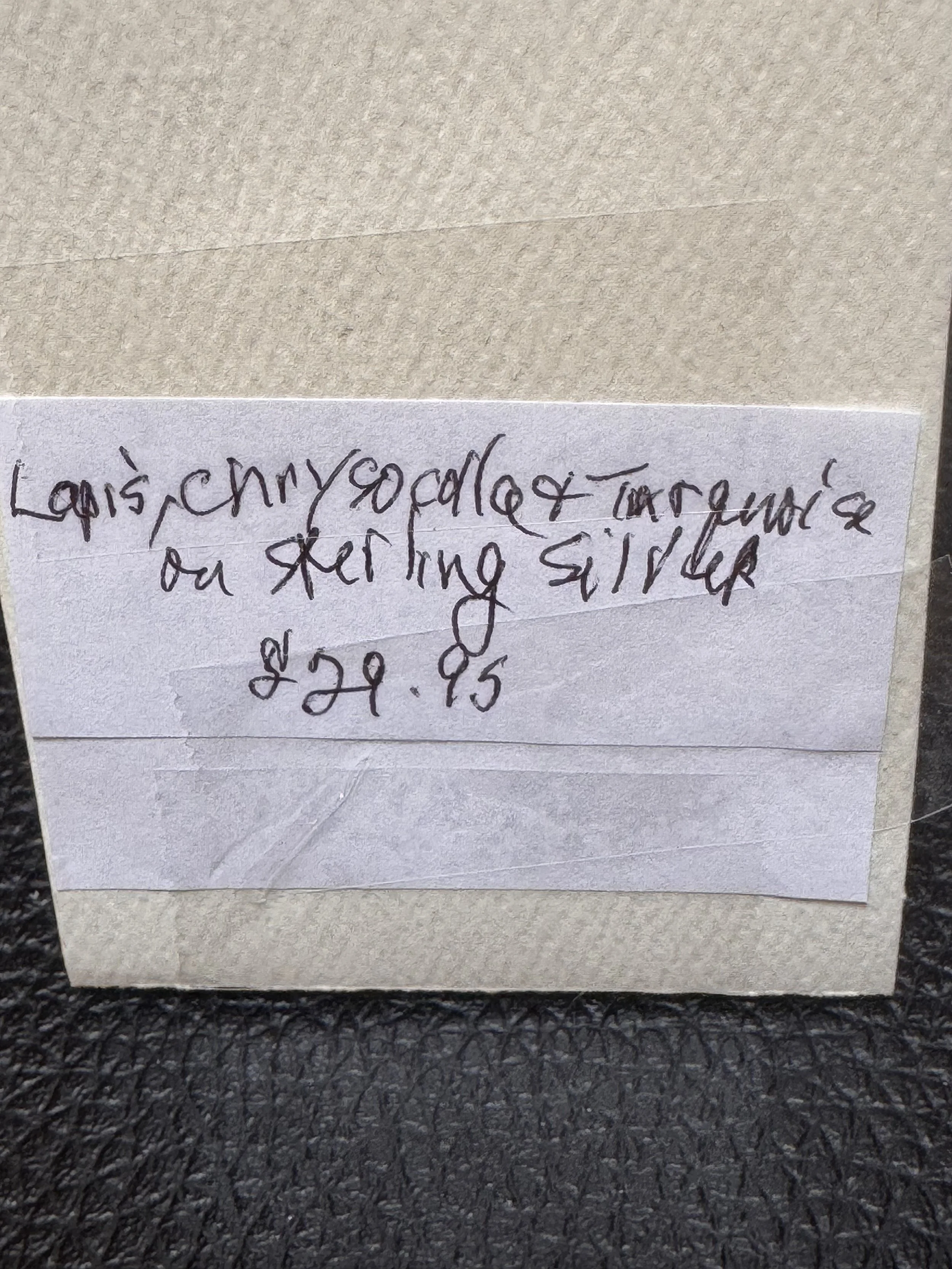 Lapis, Chrysocolla and turq small hoops price.jpeg