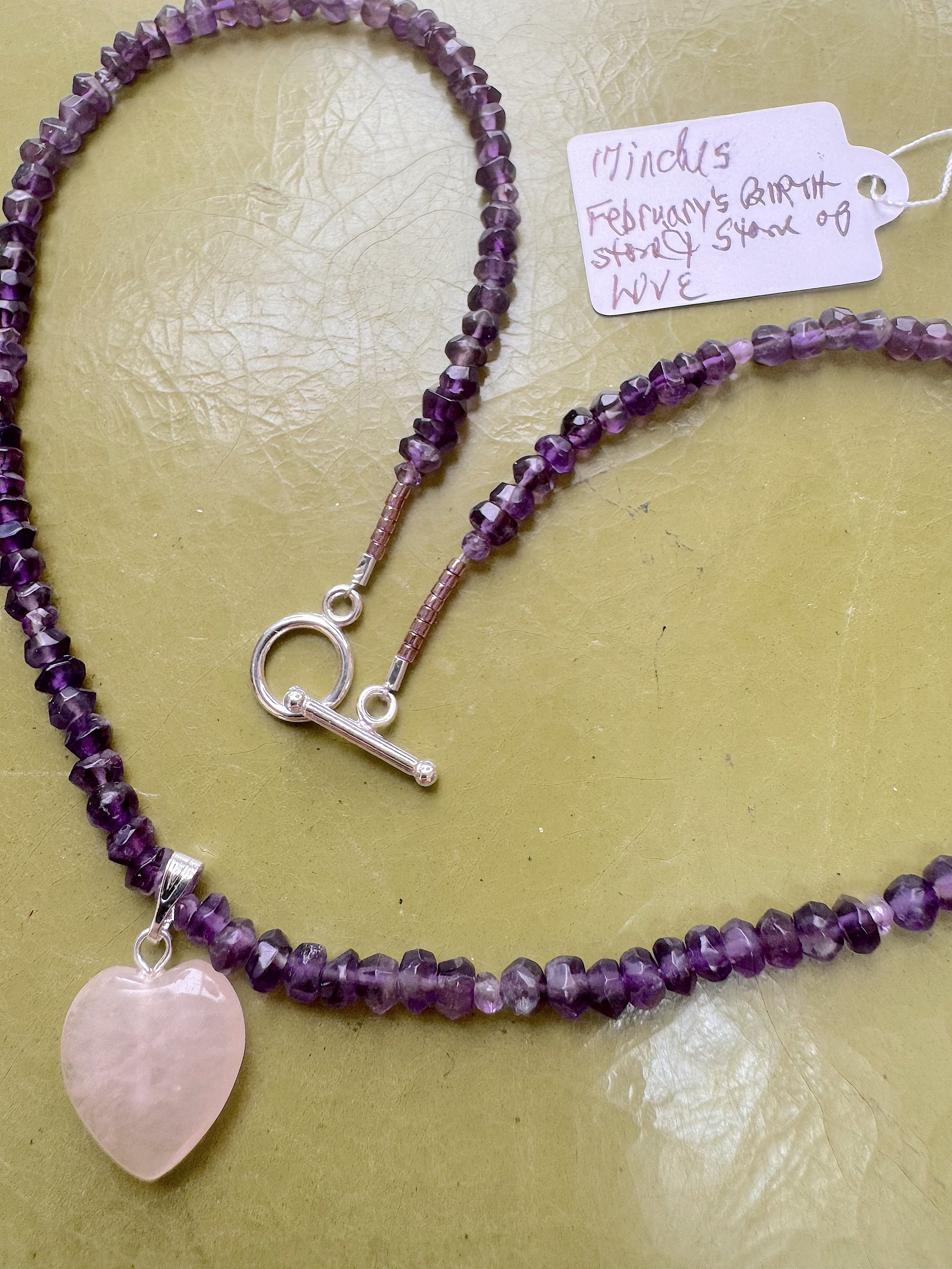 Amethyst with Rose Quartz Heart info tag.jpeg