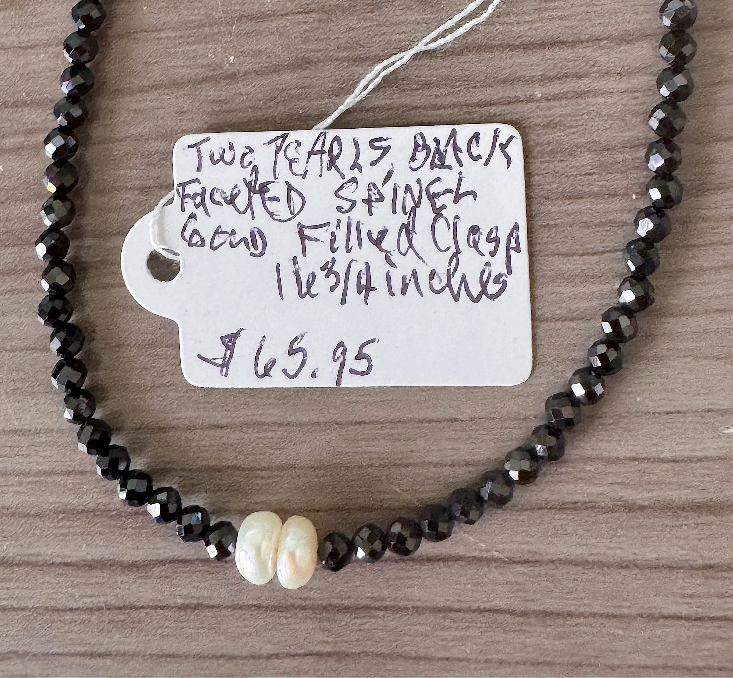 Two Pearls-Faceted Balck Spinel price.jpeg