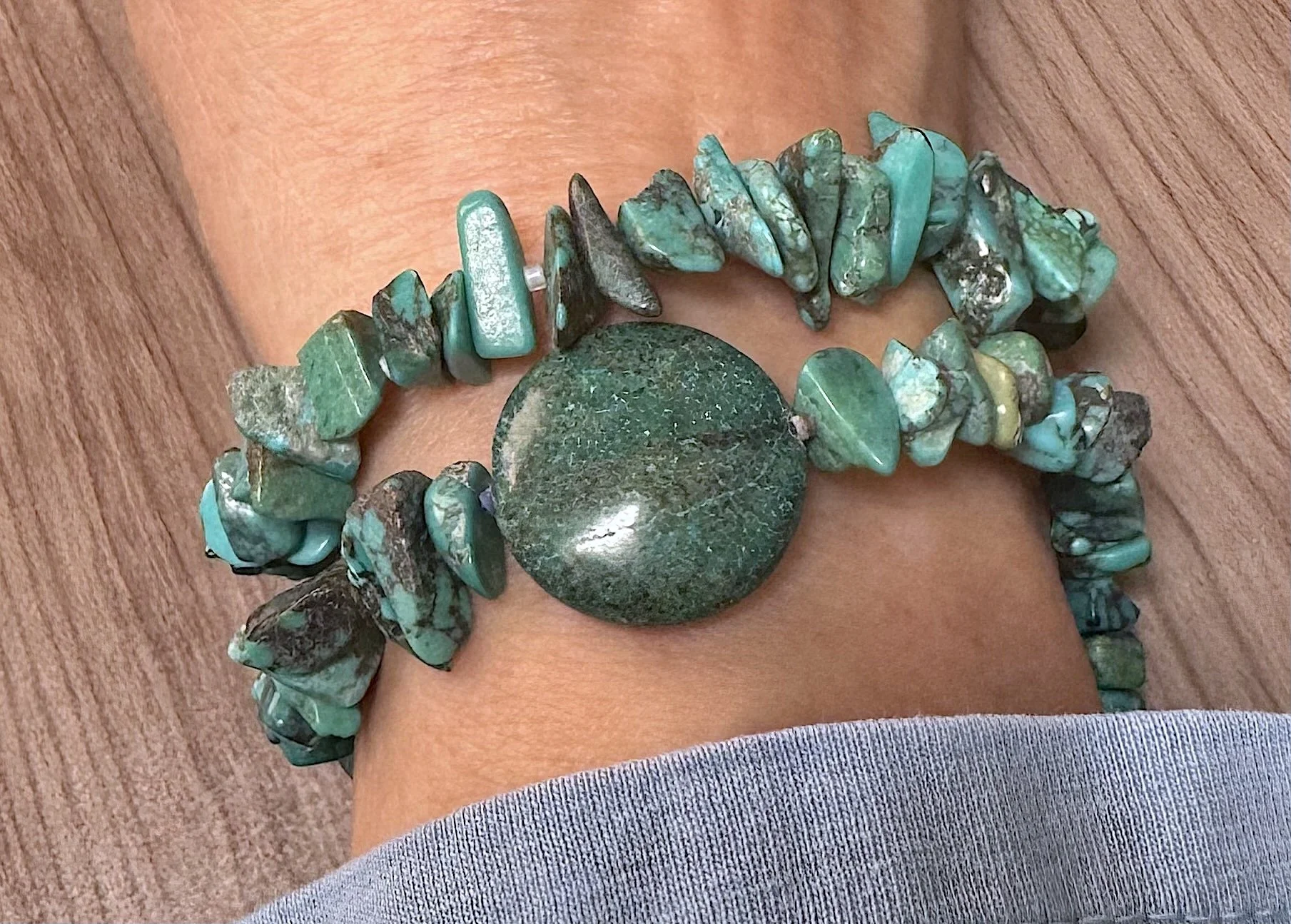 Turquoise Double Wrap on me.jpeg