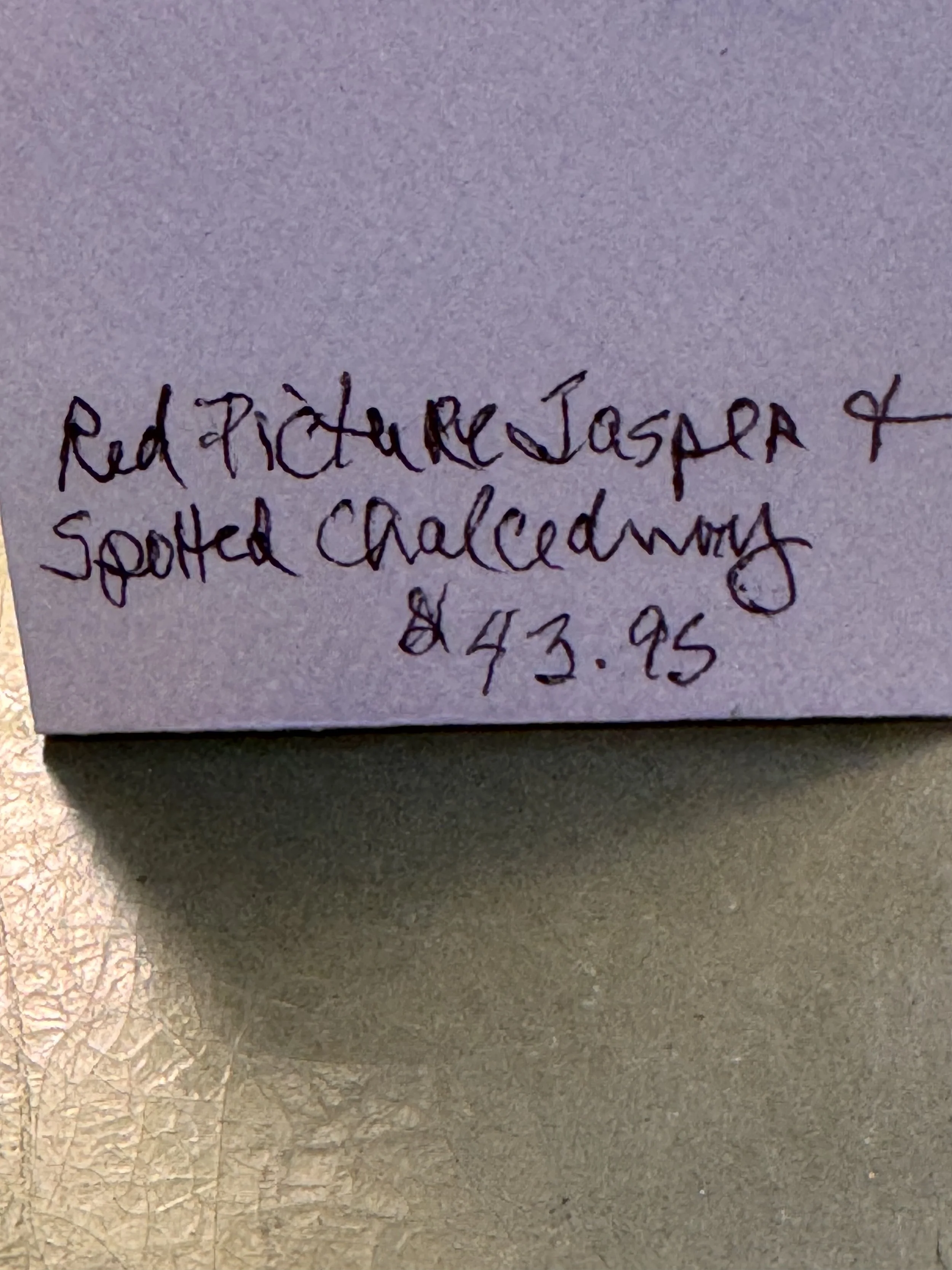 Red Picture Jasper & Spotted Chalcedony on stand.jpeg