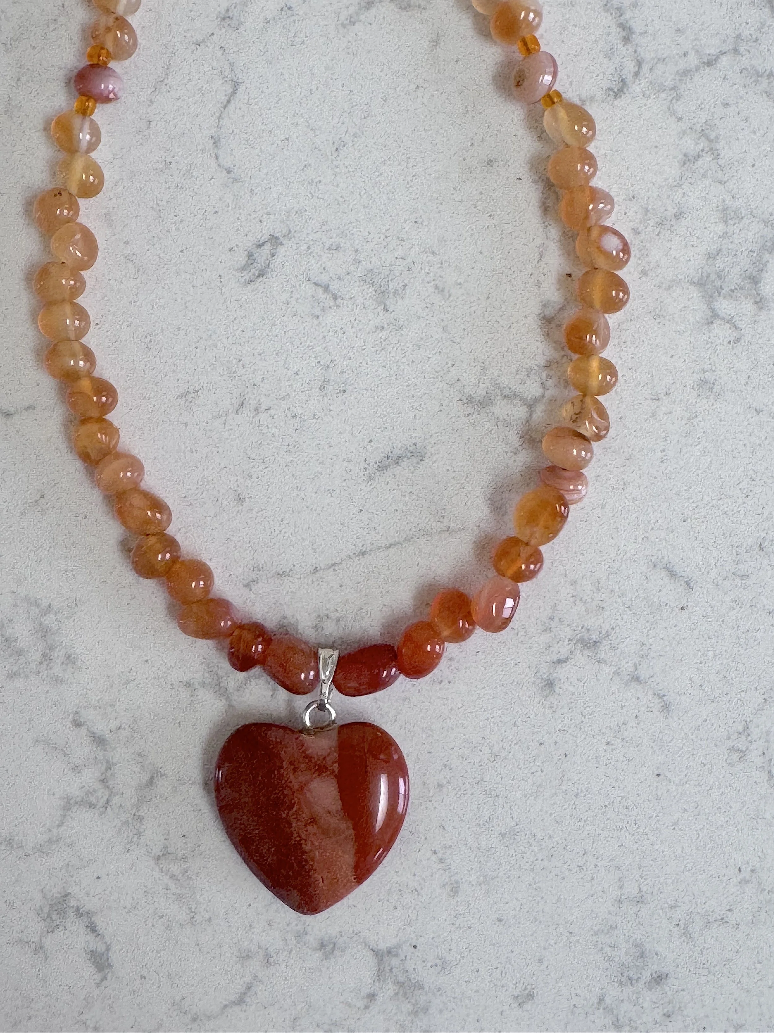 Mixed Agate with Red Agate heart closeup.jpeg