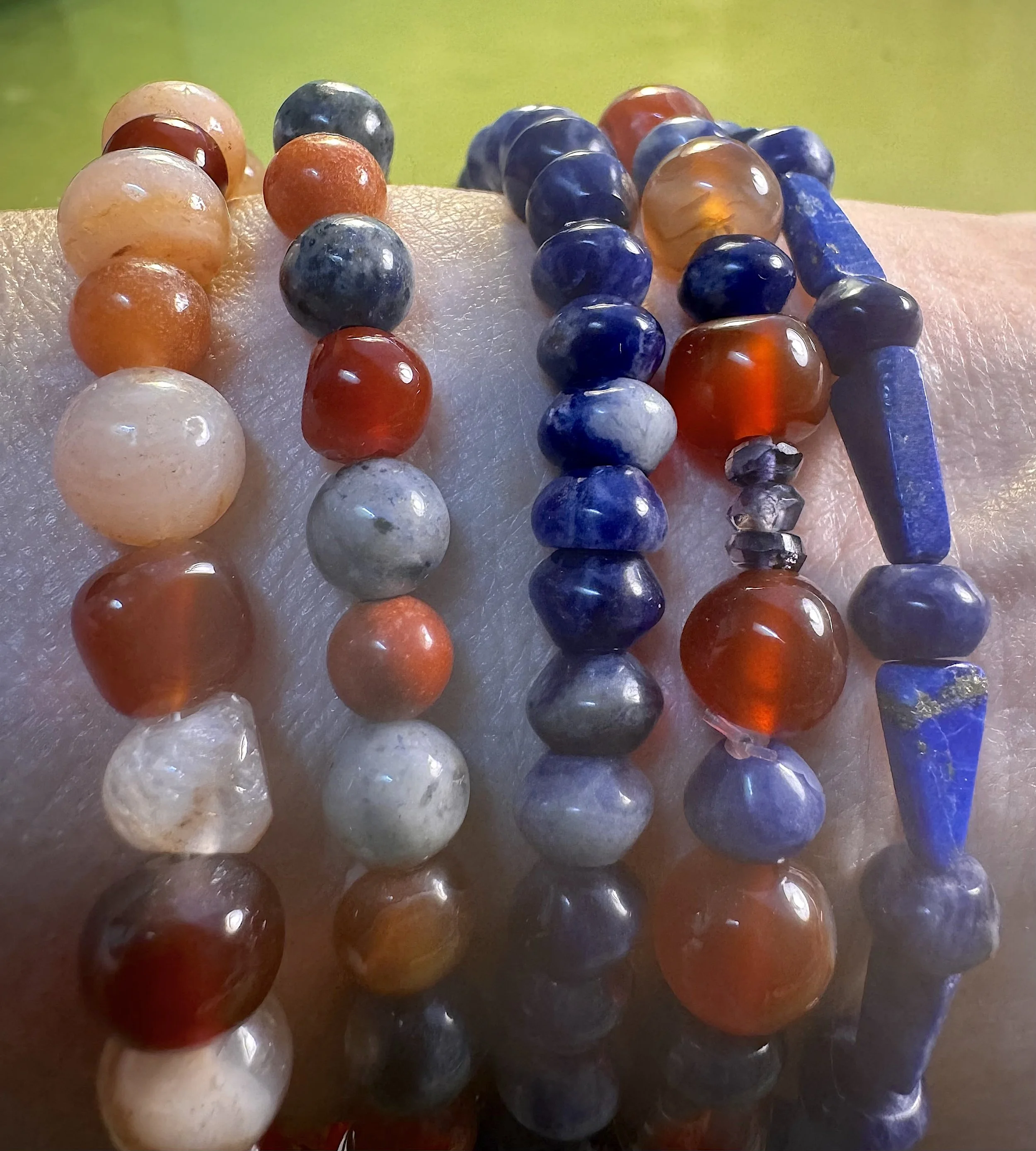 Knicks of NYC bracelets on me-close.jpeg