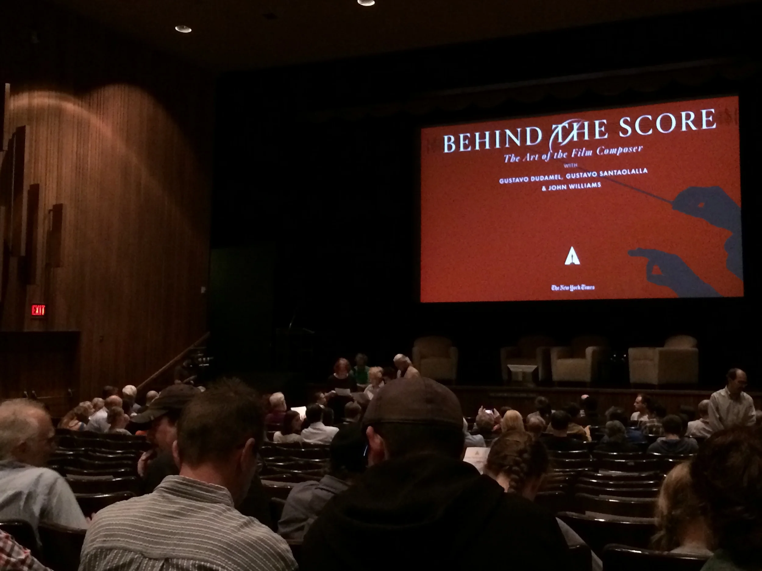 An evening with John Williams and Gustavo Santaolalla??  Yes please.