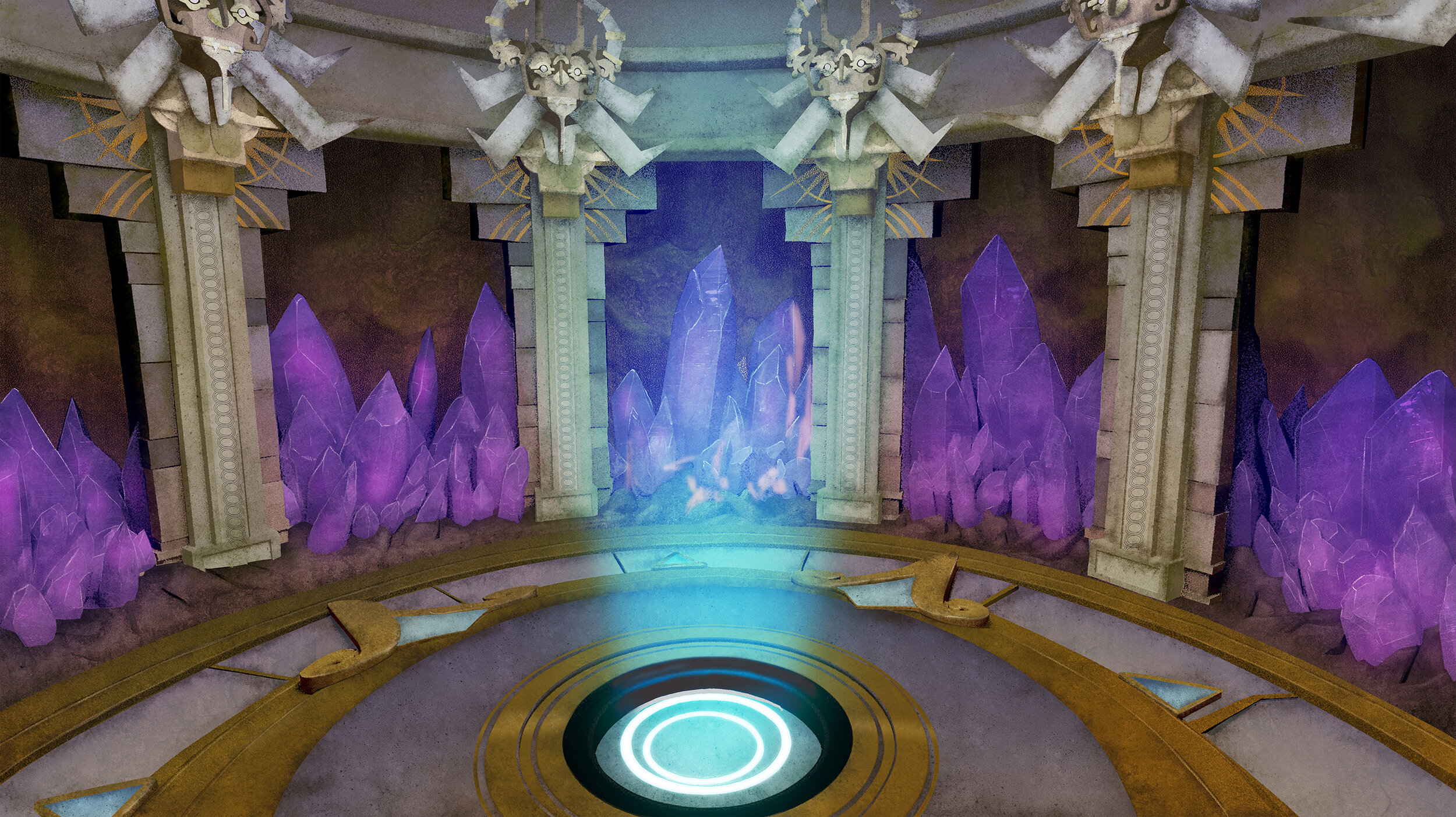 Cave look of picture concept