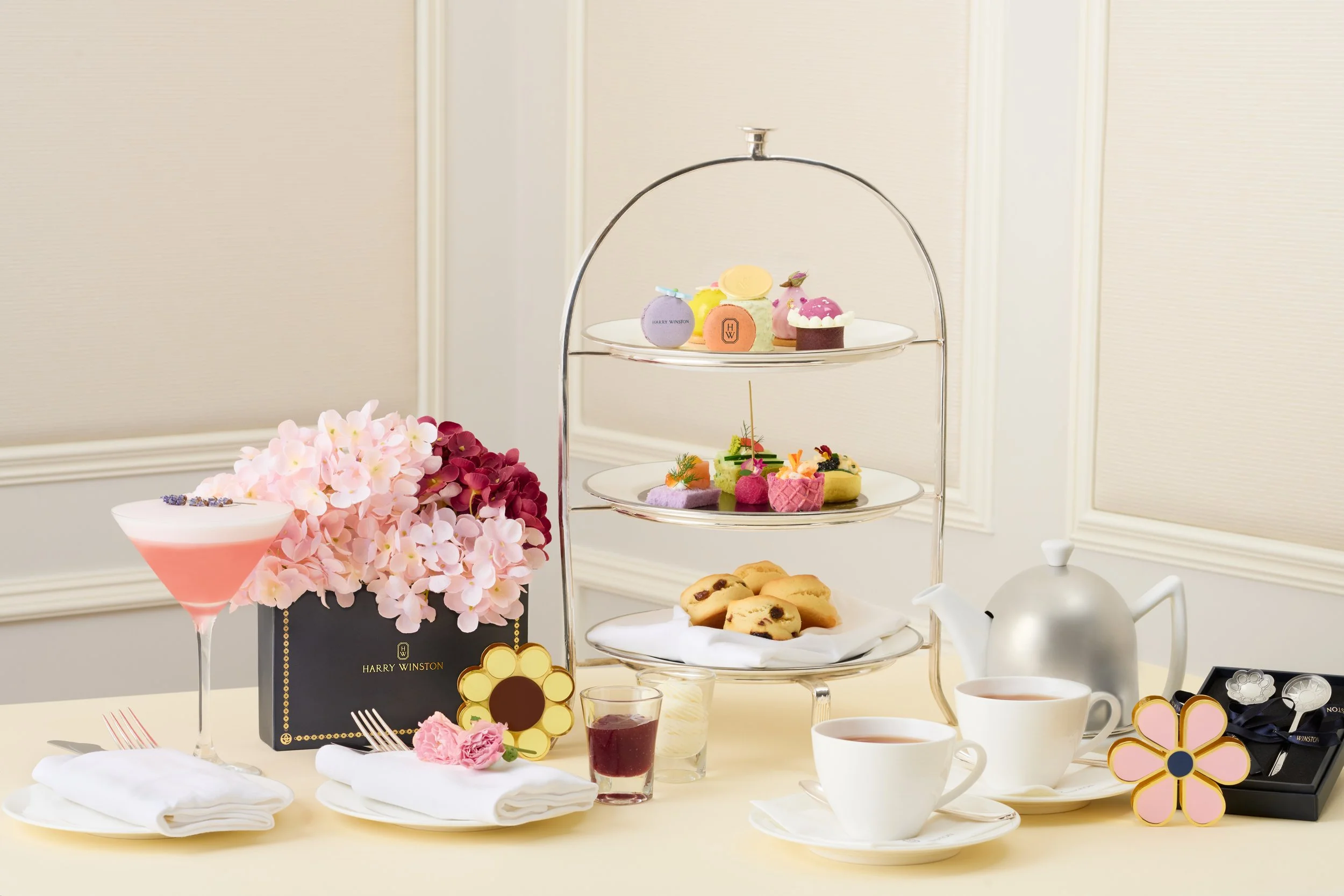 Harry Winston themed Afternoon tea with cocktail.jpg