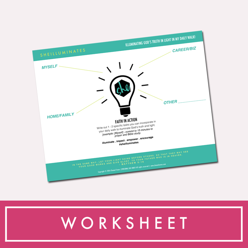 sheilluminates Worksheet