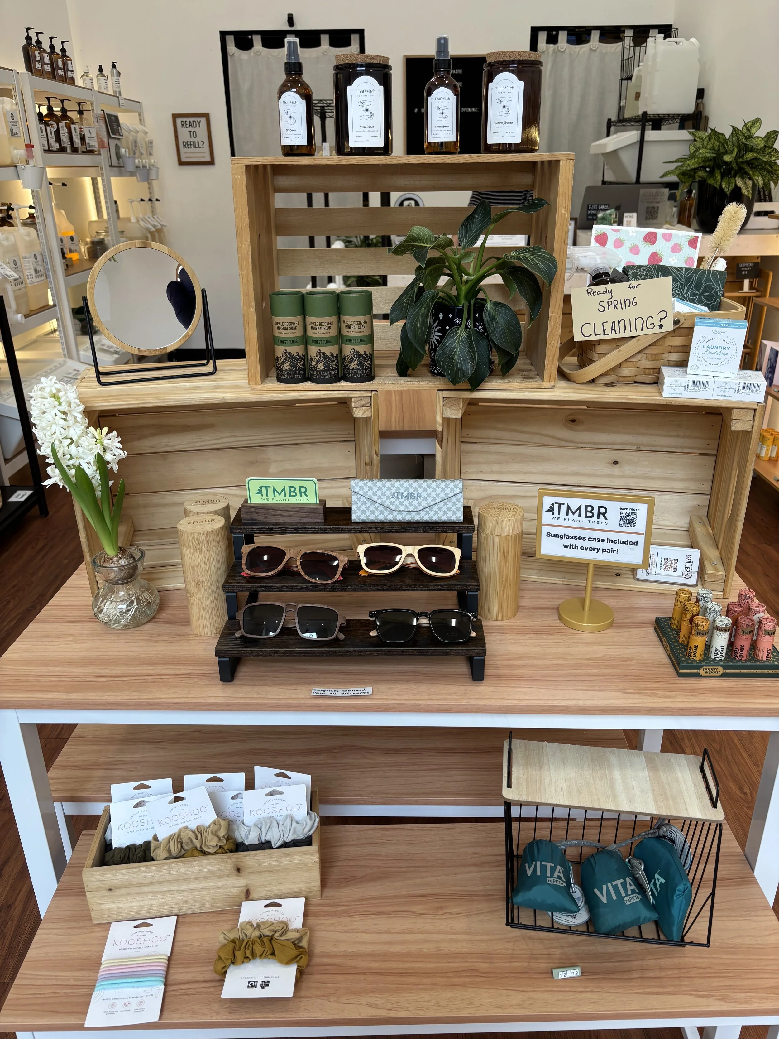 Sustainable travel tip: refill stores