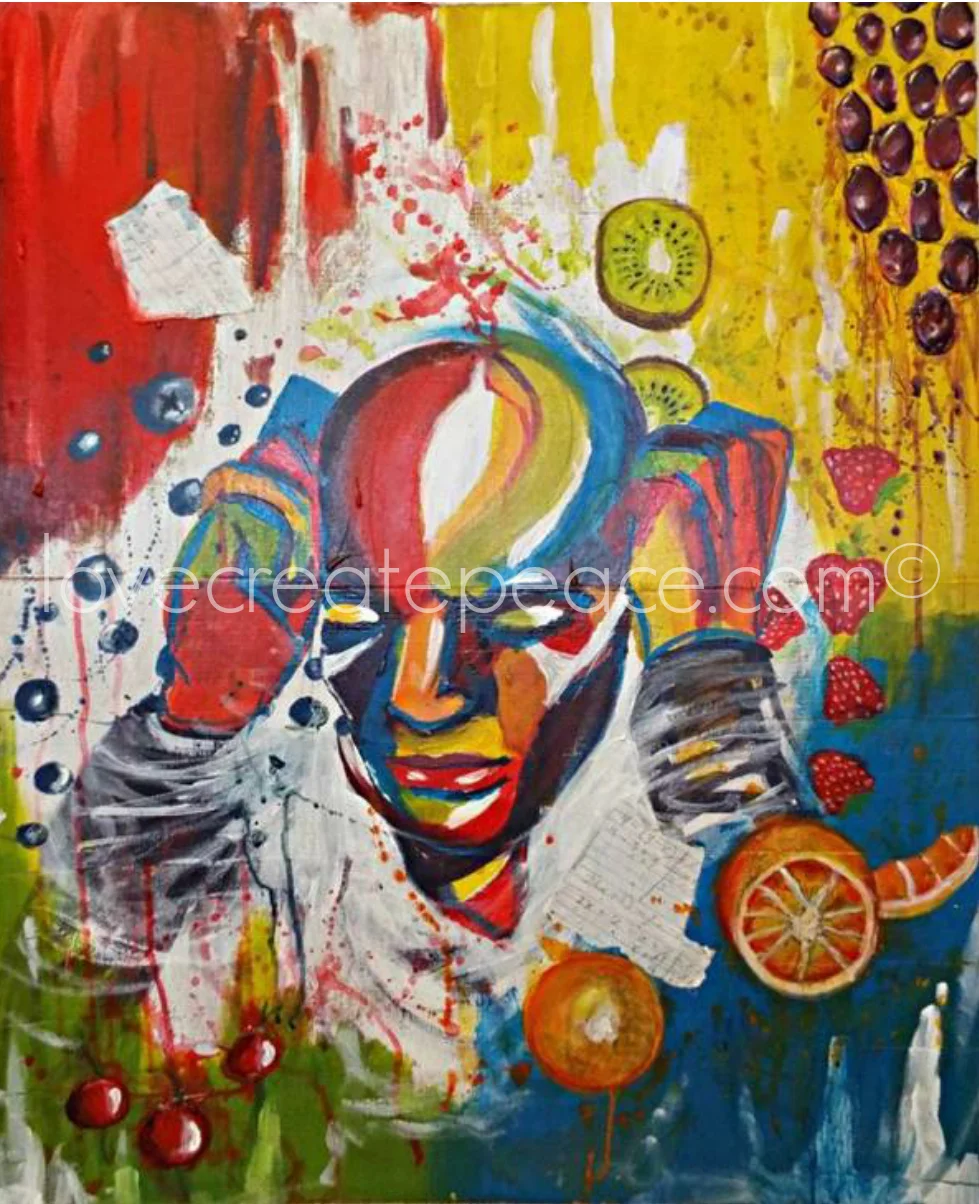 Fruits Of My Labor by Morgan Williams (medium: acrylic paint)
