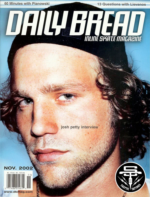 Josh Petty on the cover of Daily Bread Magazine, circa 2002.