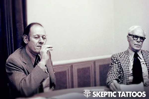 Paul Kurtz and Martin Gardner, circa 1979. Photo by Roberto Tenore.