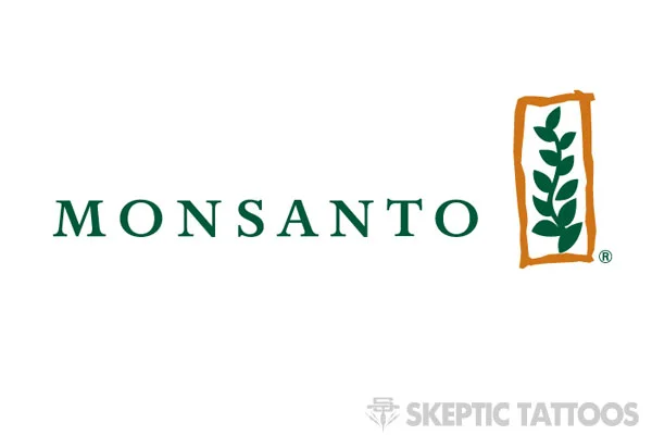 Monsanto's logo is not very punk rock.