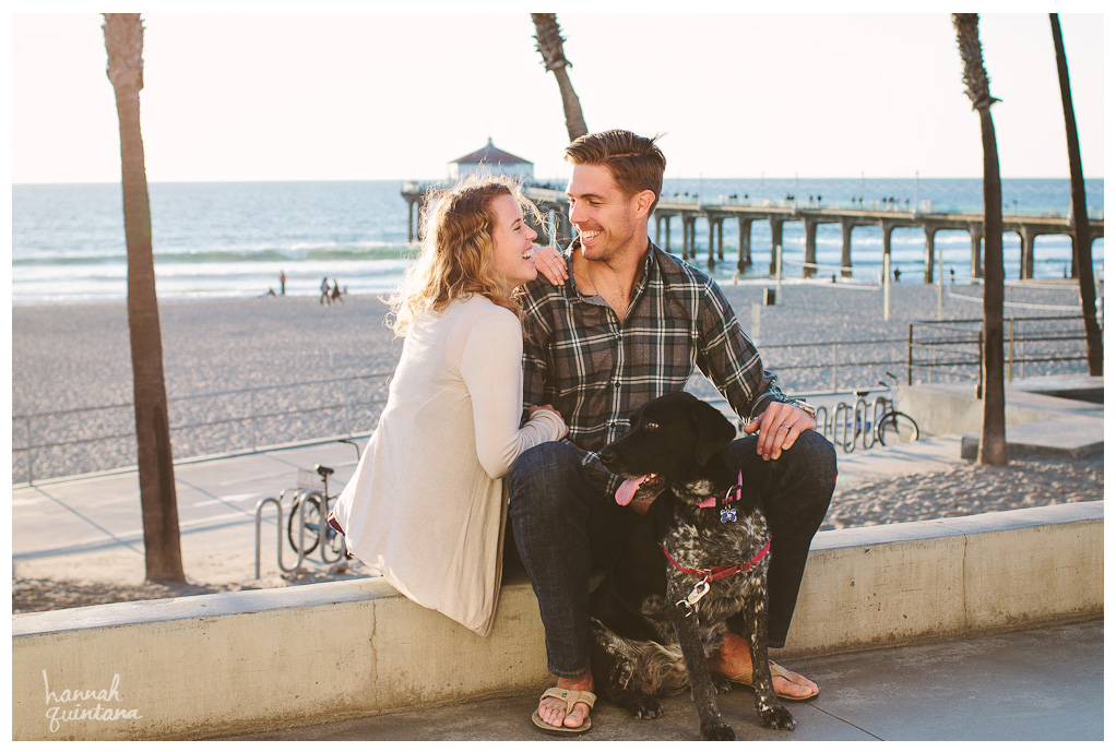 Family portraits in front of the Manhattan Pier.