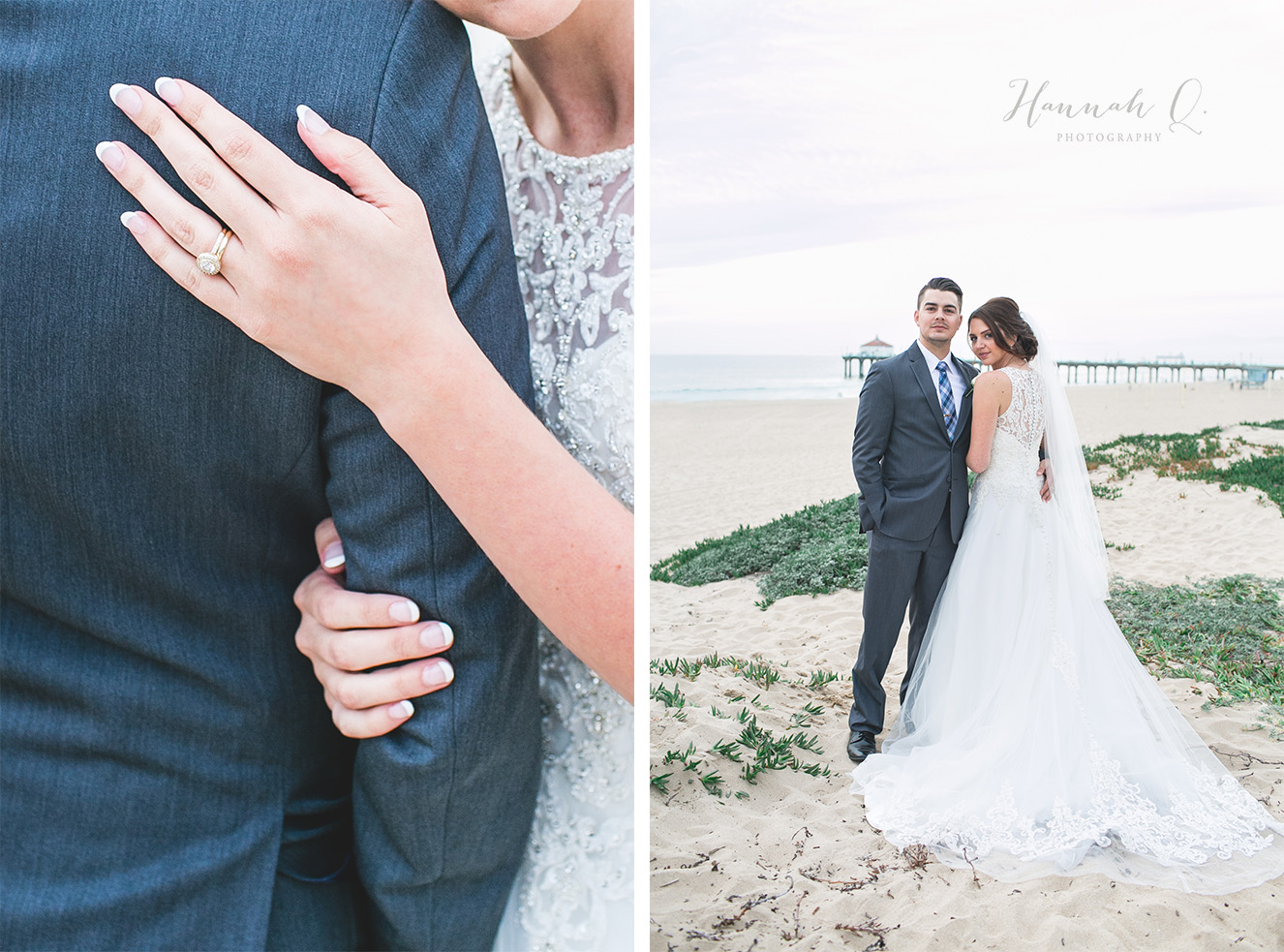 And I leave you with this photo taken on Manhattan Beach immediately following the ceremony. Beautiful you two <3